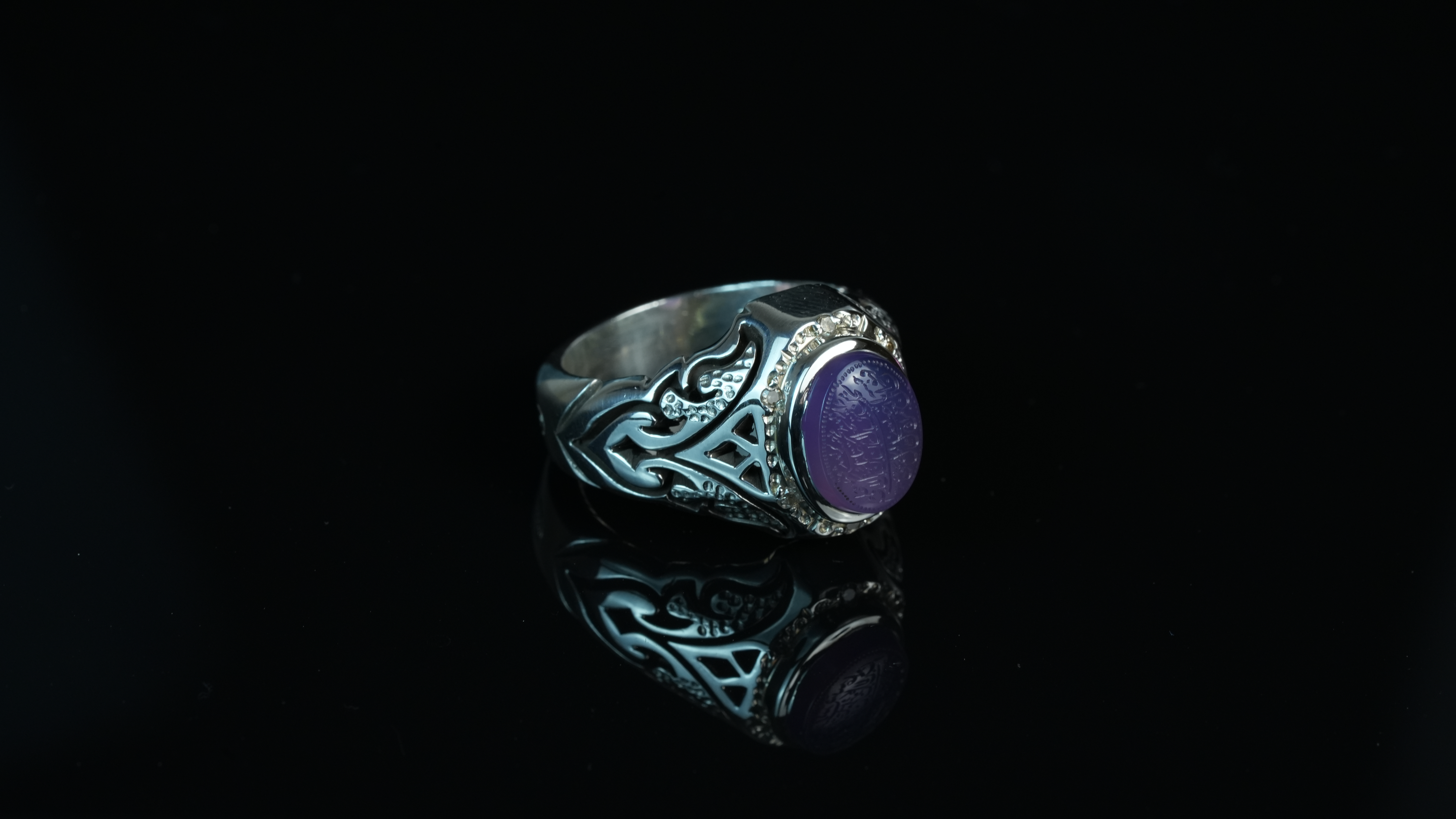Yemeni agate 0.016 ct