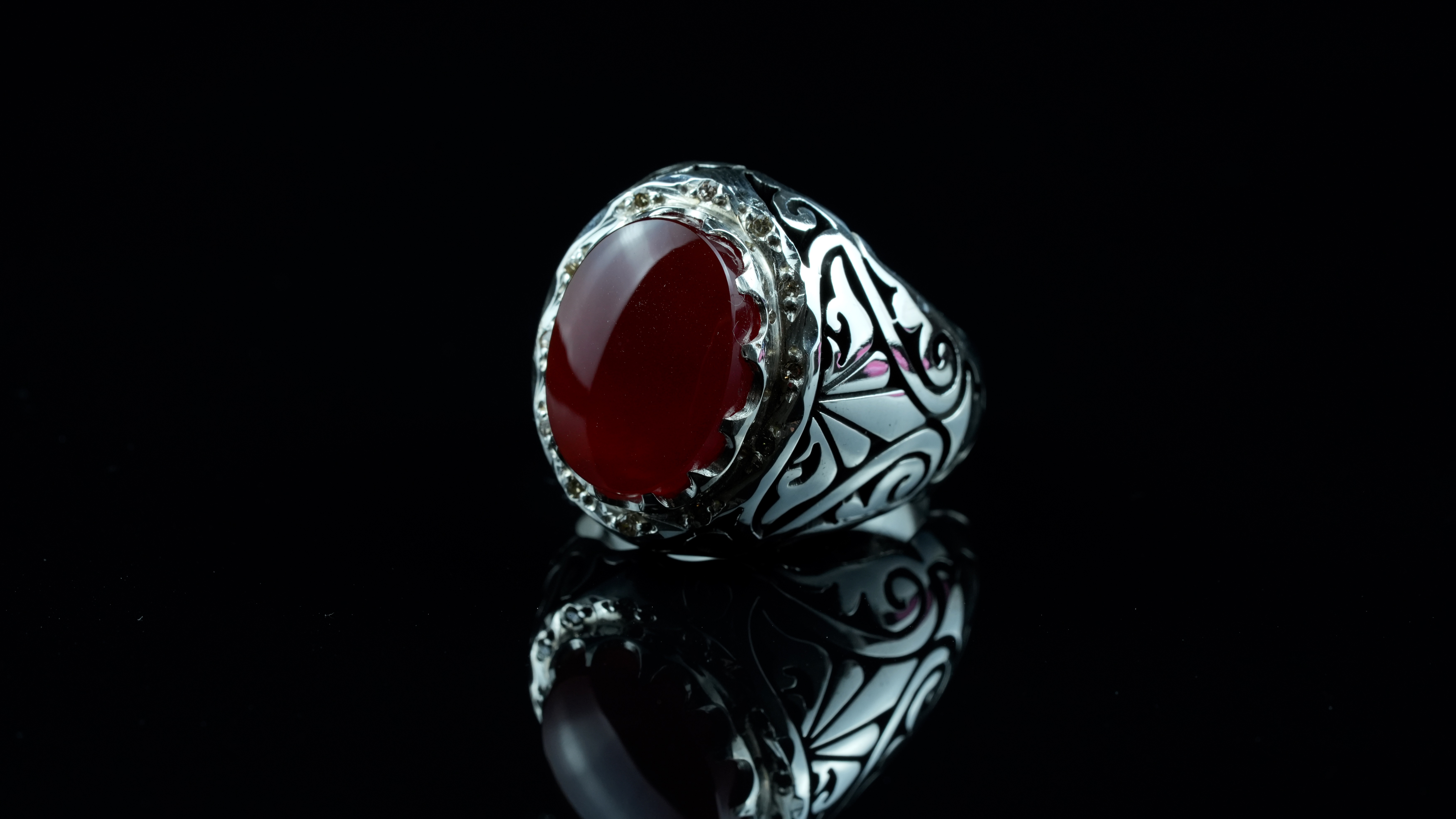 Yemeni agate 0.017 ct