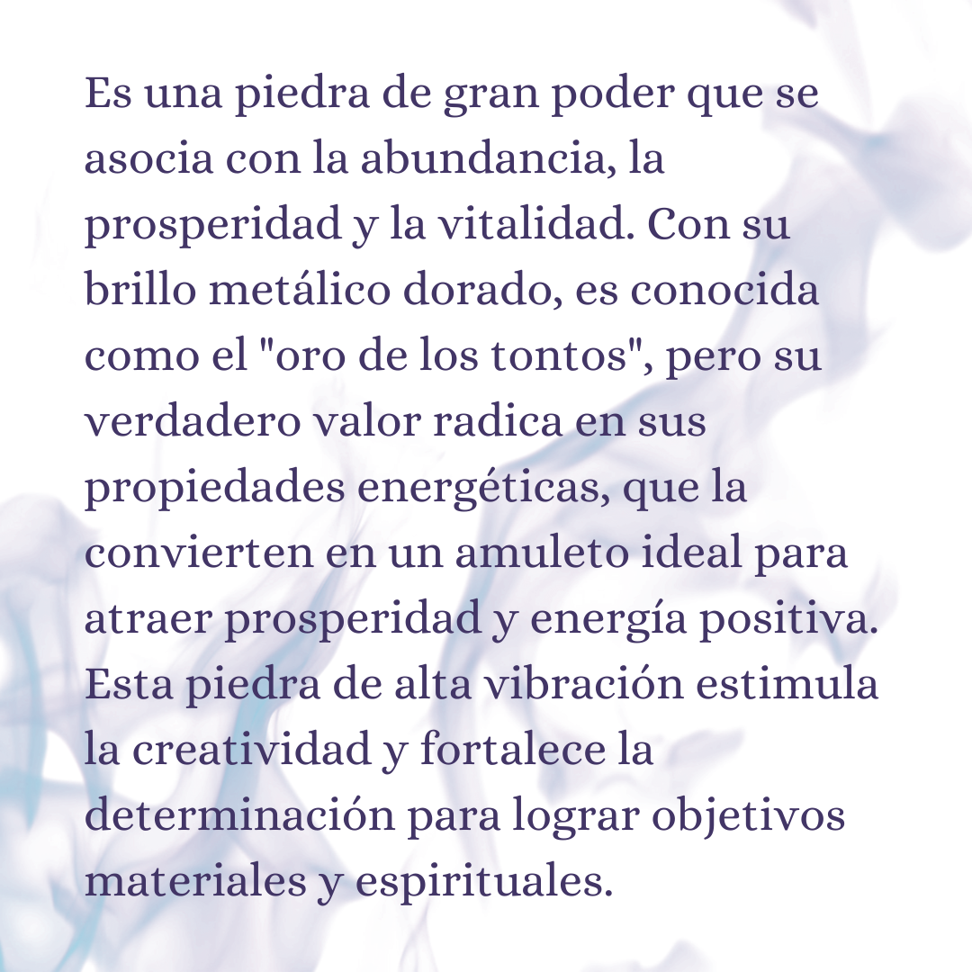 PIRITA | PIEDRA DE ABUNDANCIA Y ENERGIA VITAL
