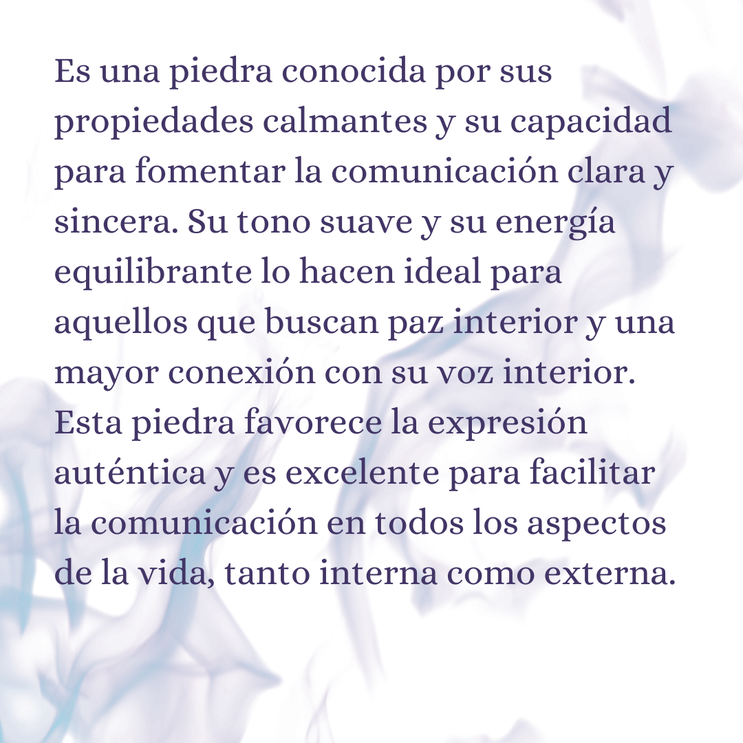 CUARZO AZUL | Piedra de Paz y Comunicación Clara