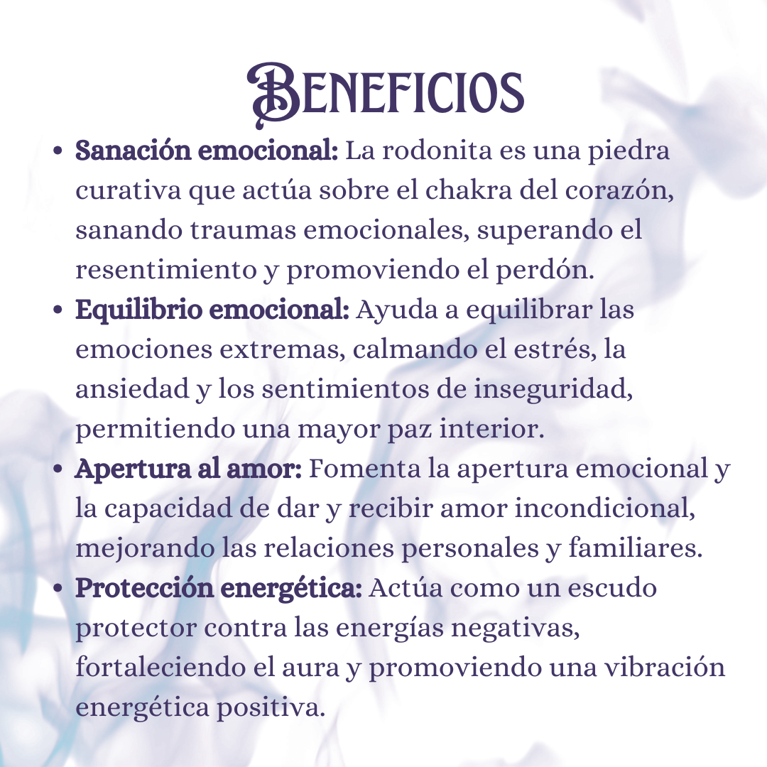 RODONITA | Piedra de Sanación y Equilibrio Emocional