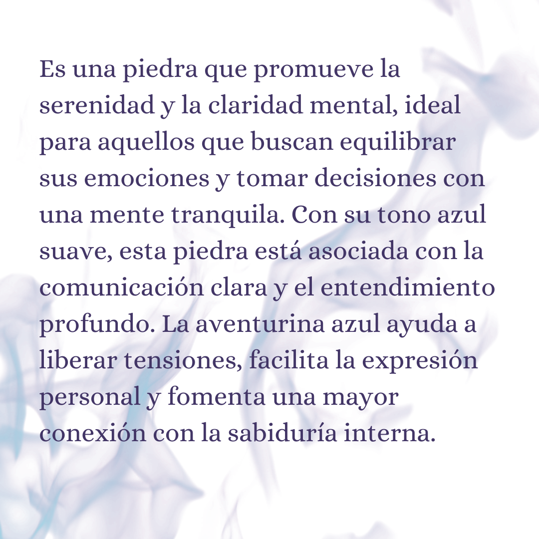 VENTURINA AZUL | Piedra del Amor Incondicional y Sanación Emocional