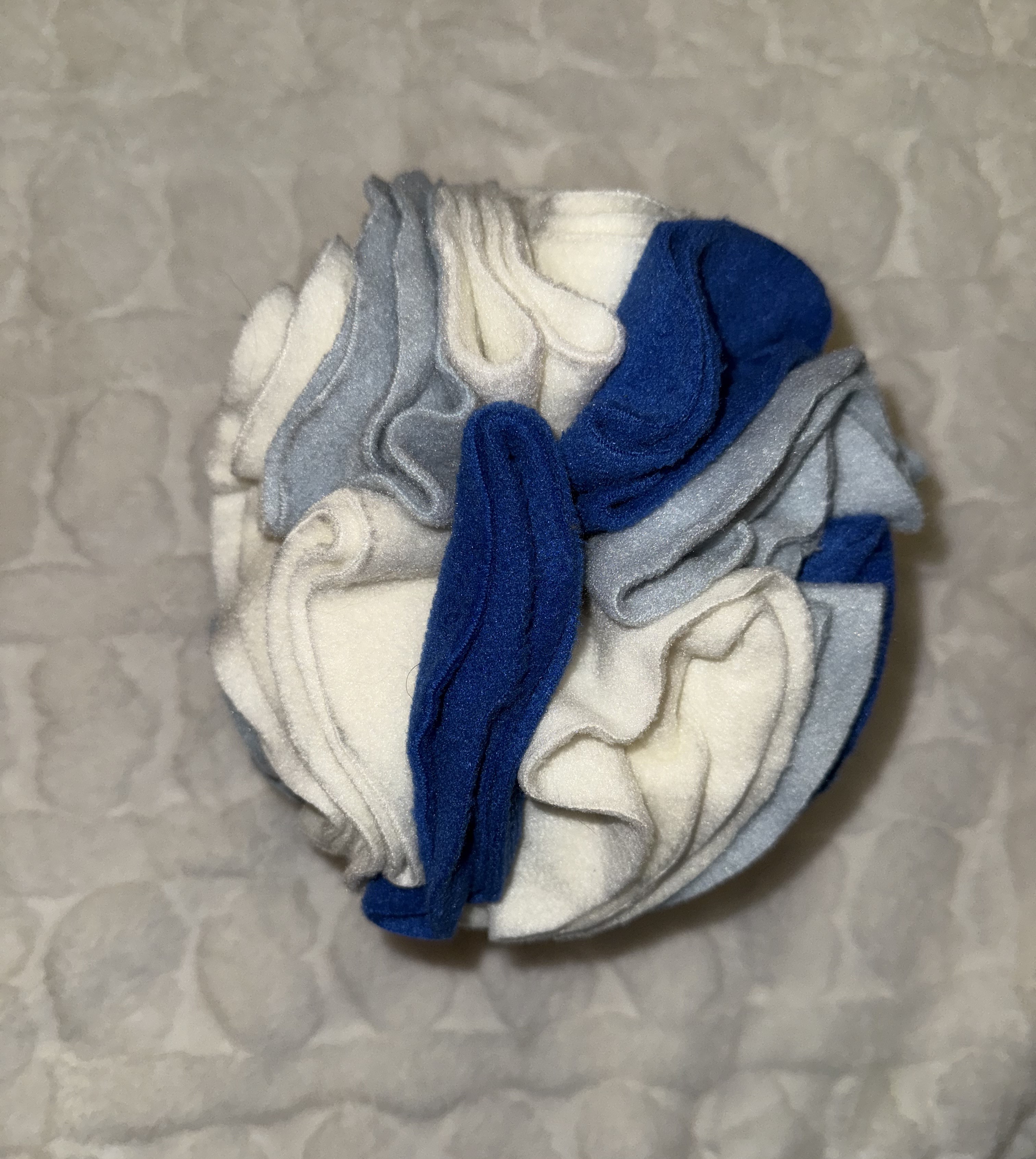 Balle de fouille - Bleue et Blanche 20 cm