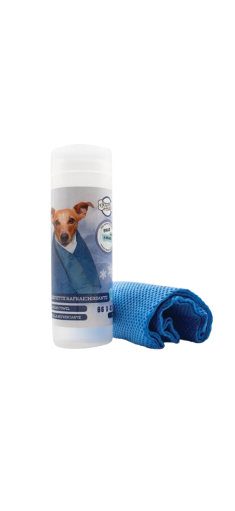 Serviette rafraîchissante pour chien et chat 