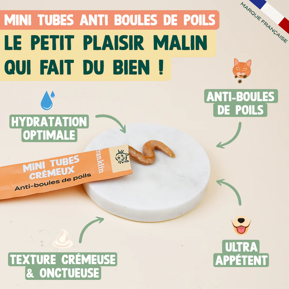 Mini tube crémeux pour chats - au choix 
