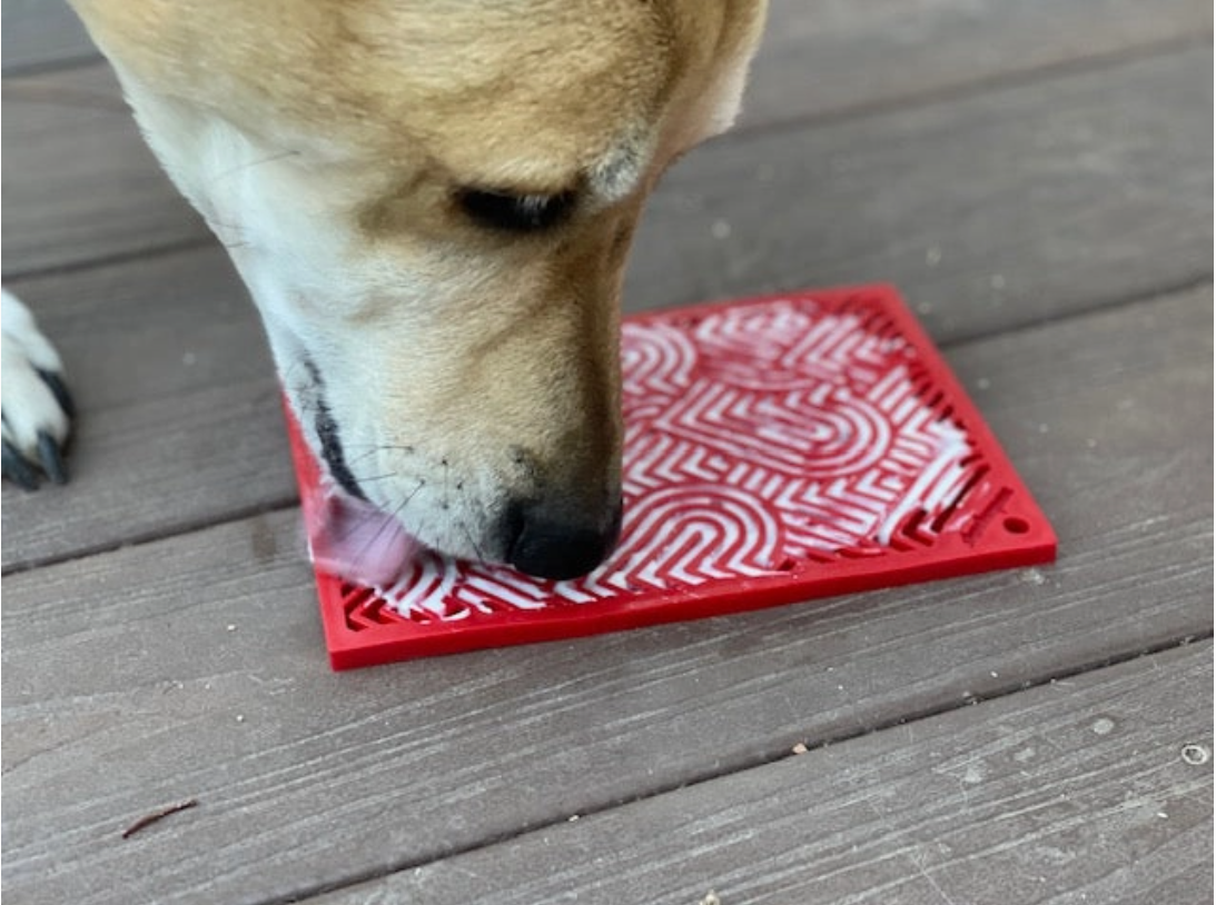 Tapis de léchage coeurs - Sodapup