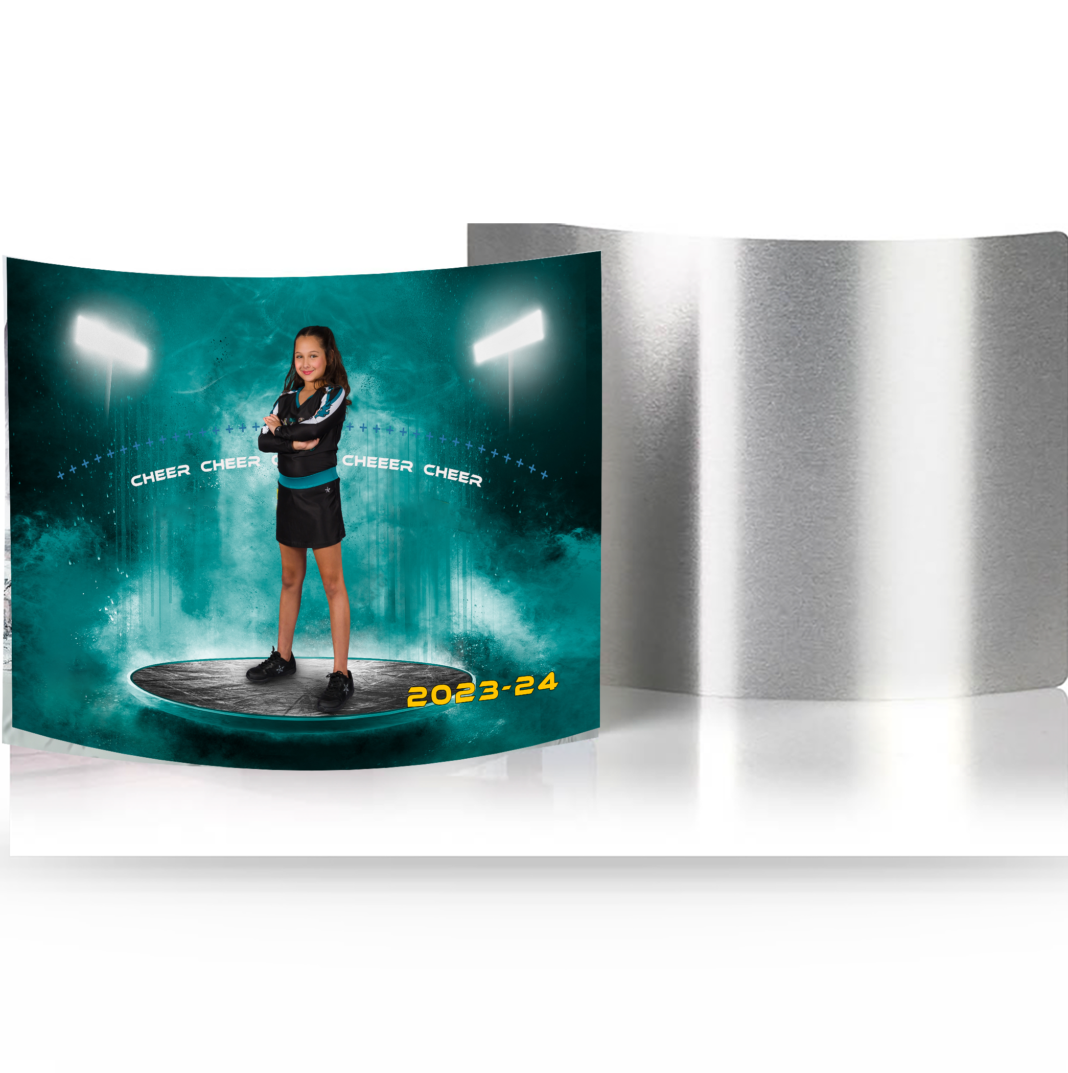 Item G, 5x7 Curved Metal Print