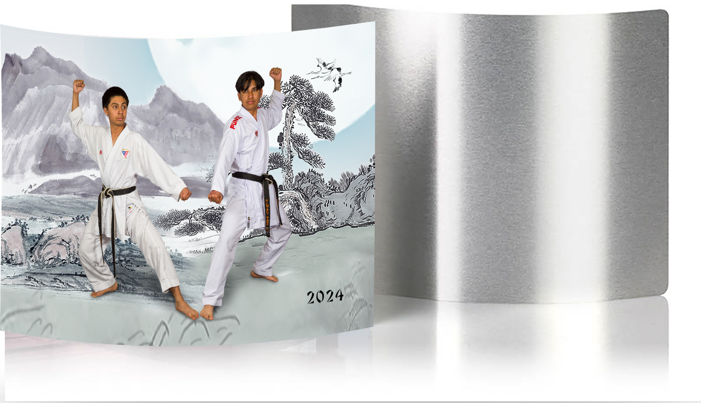 Item G, 5x7 Curved Metal Print