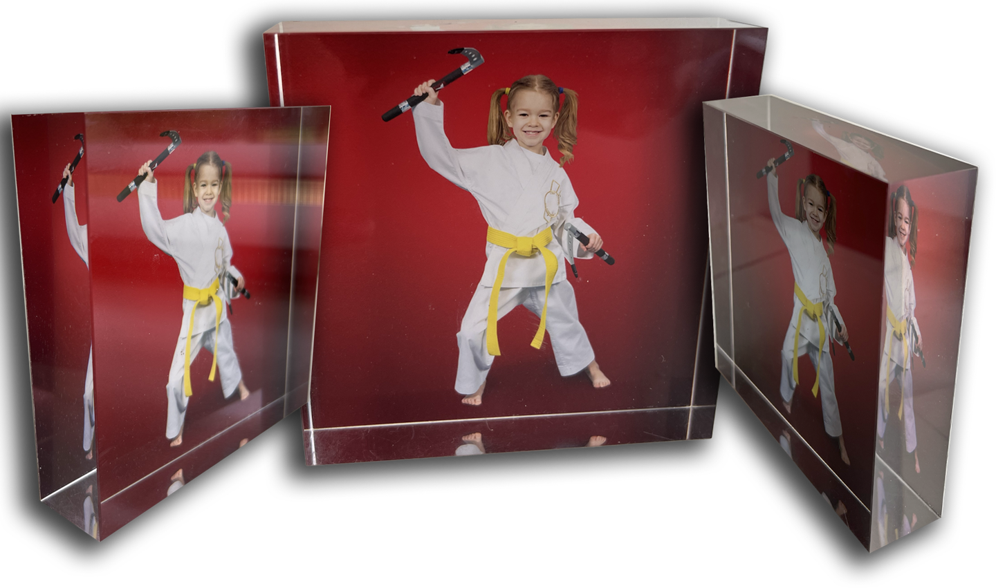 Item E, Acrylic Block