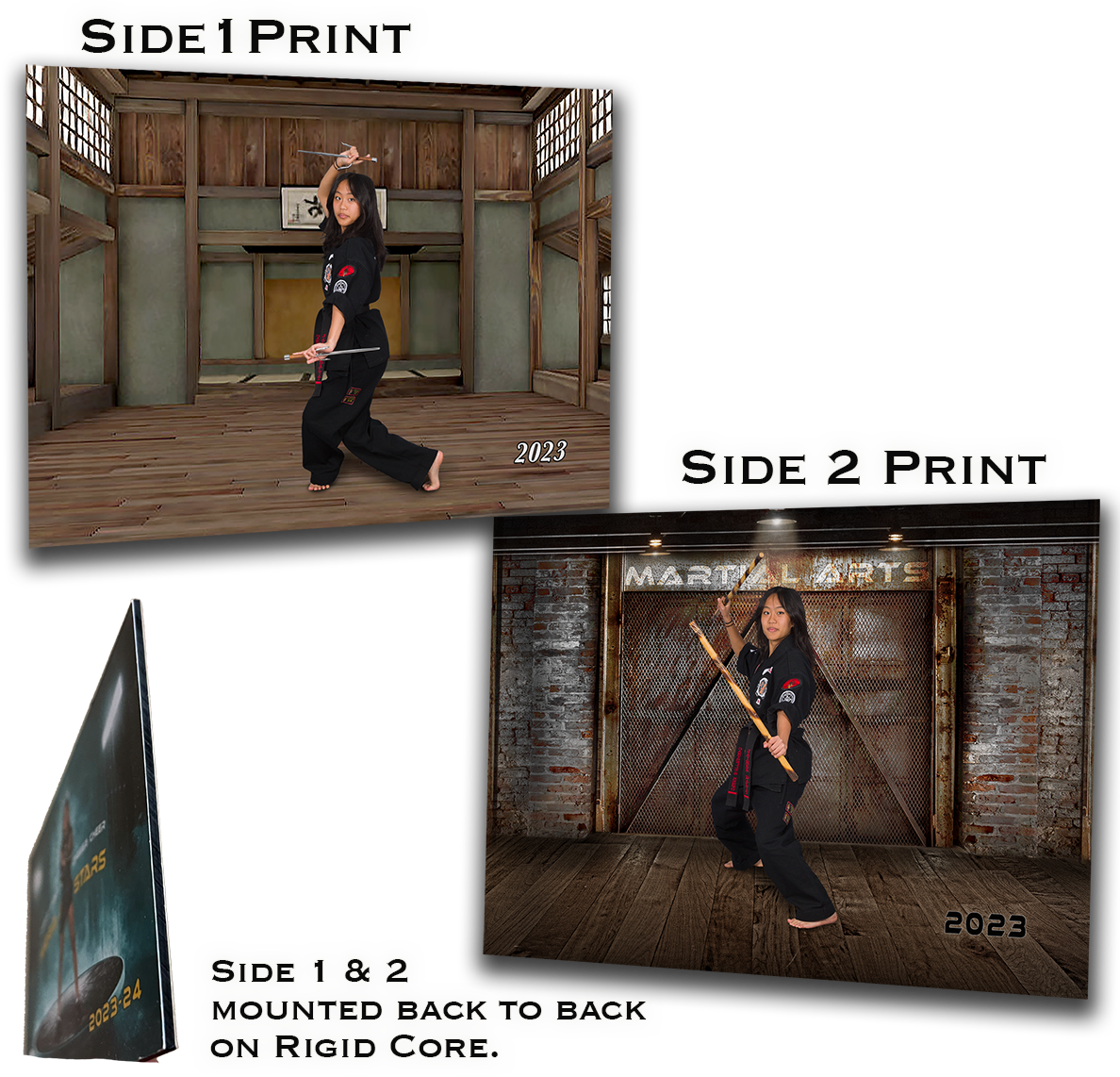 Item H, 2 Sided Print