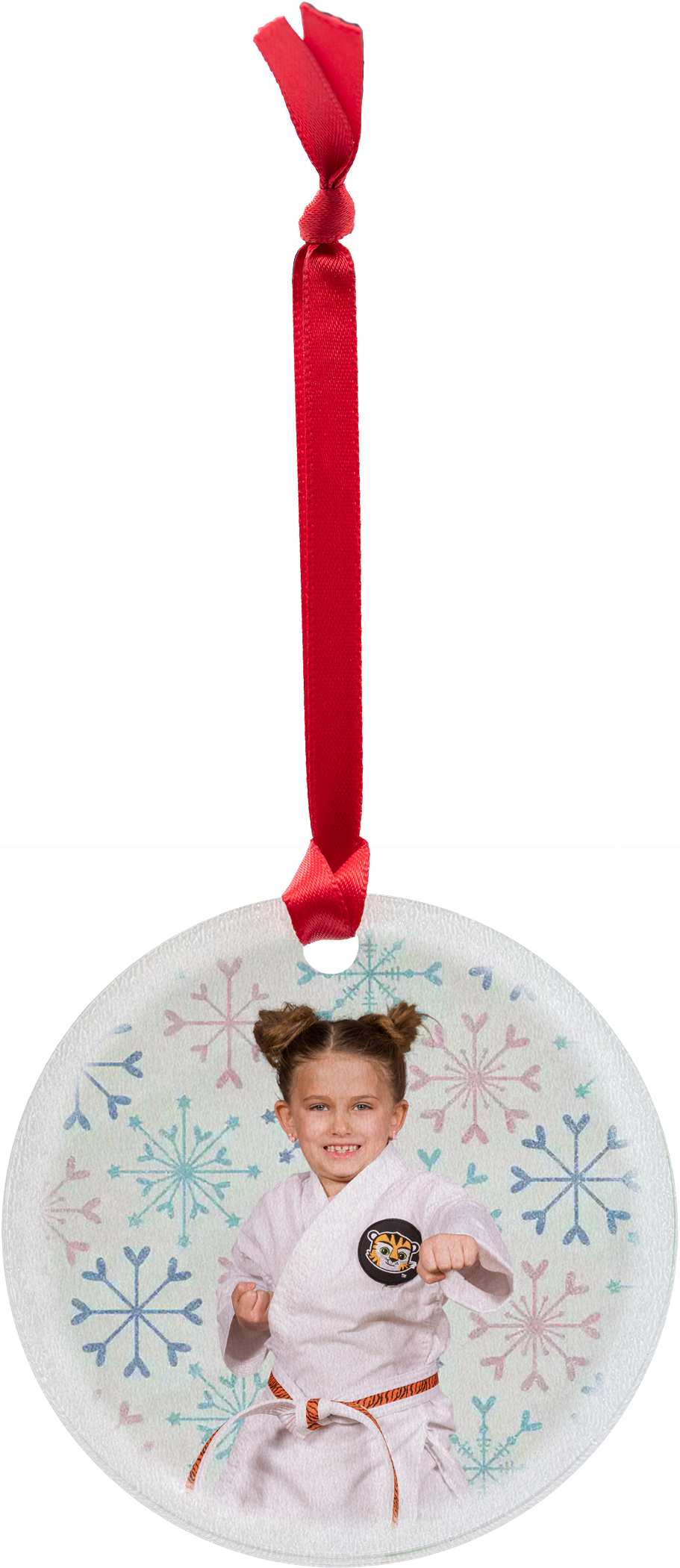 Item L, L Ornament, round - 3 inch diameter, 