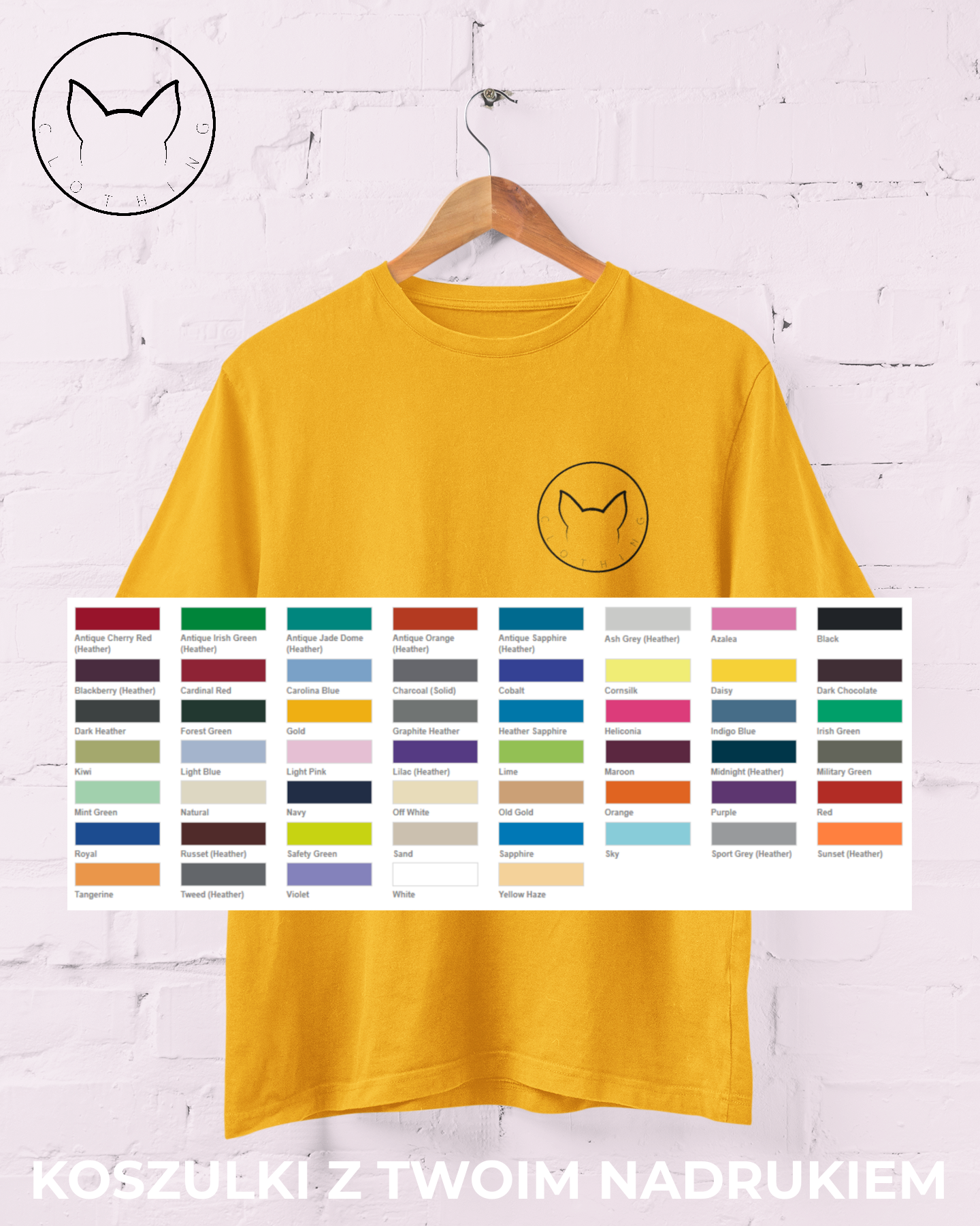 KOSZULKA SPERSONALIZOWANA DWUSTRONNA