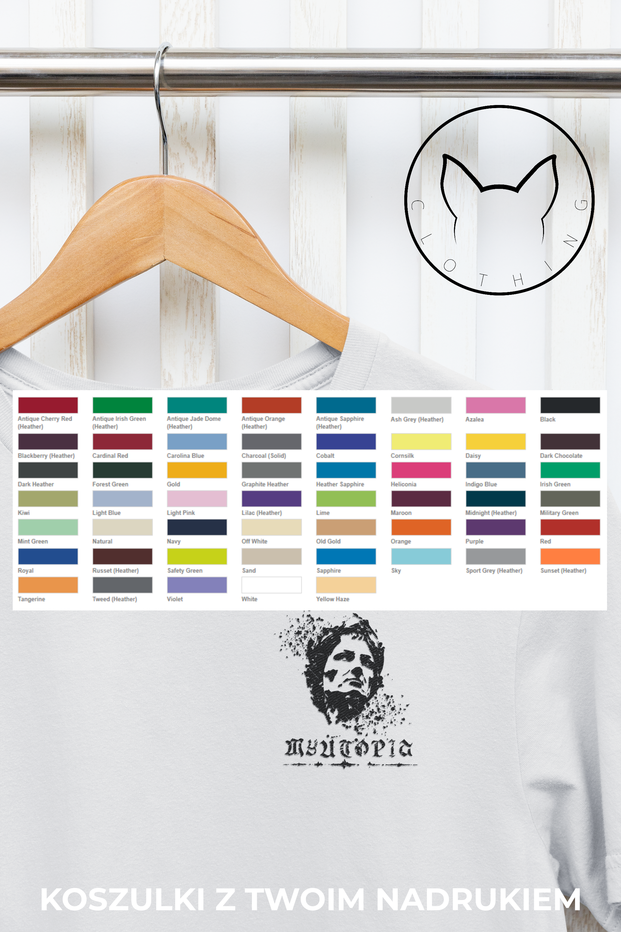 KOSZULKA SPERSONALIZOWANA JEDNOSTRONNA