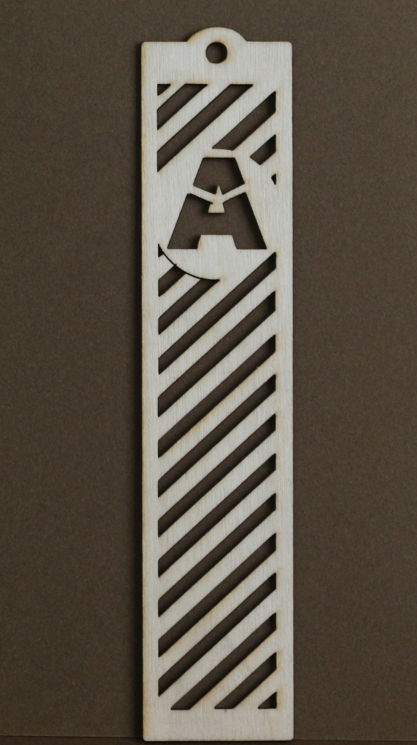 Marque-page lettre de l'alphabet 