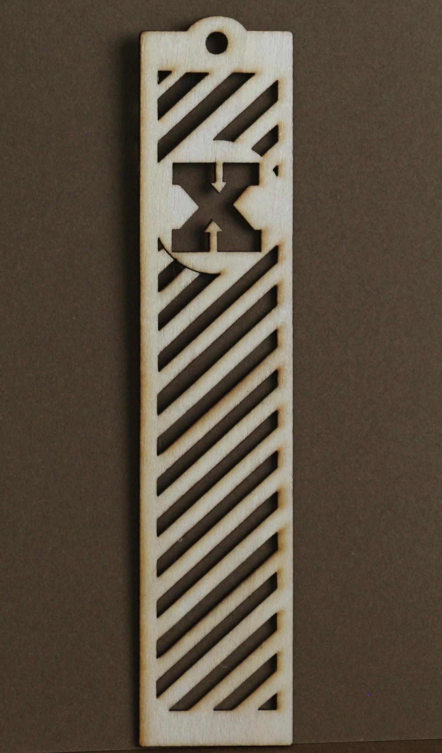 Marque-page lettre de l'alphabet 