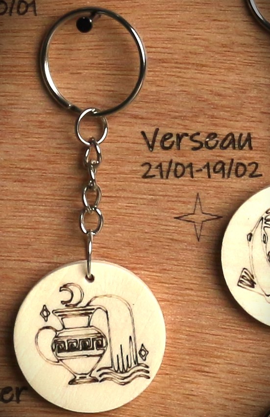 Porte-clefs aux signes zodiaques