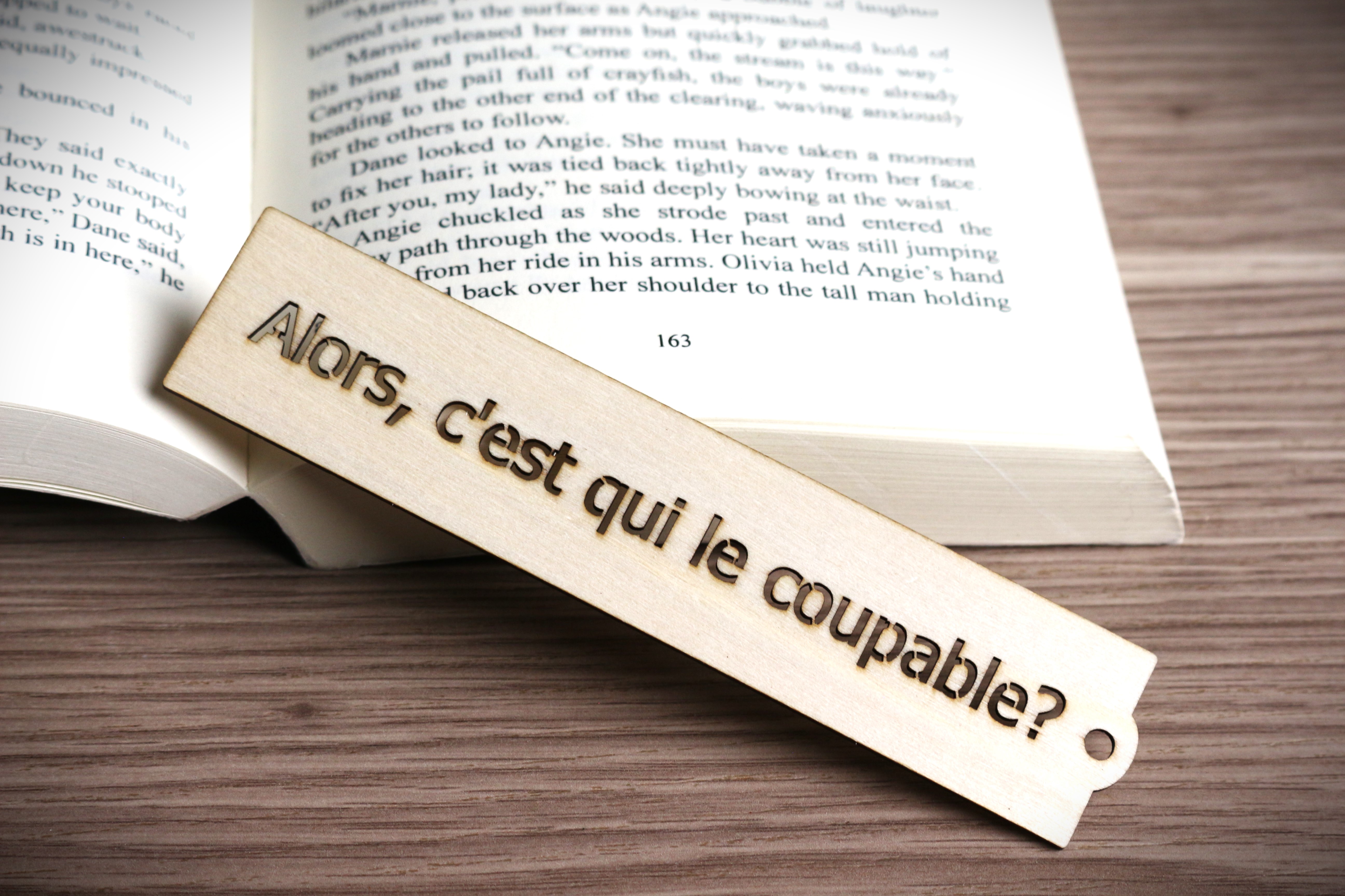 Marque-page avec citation