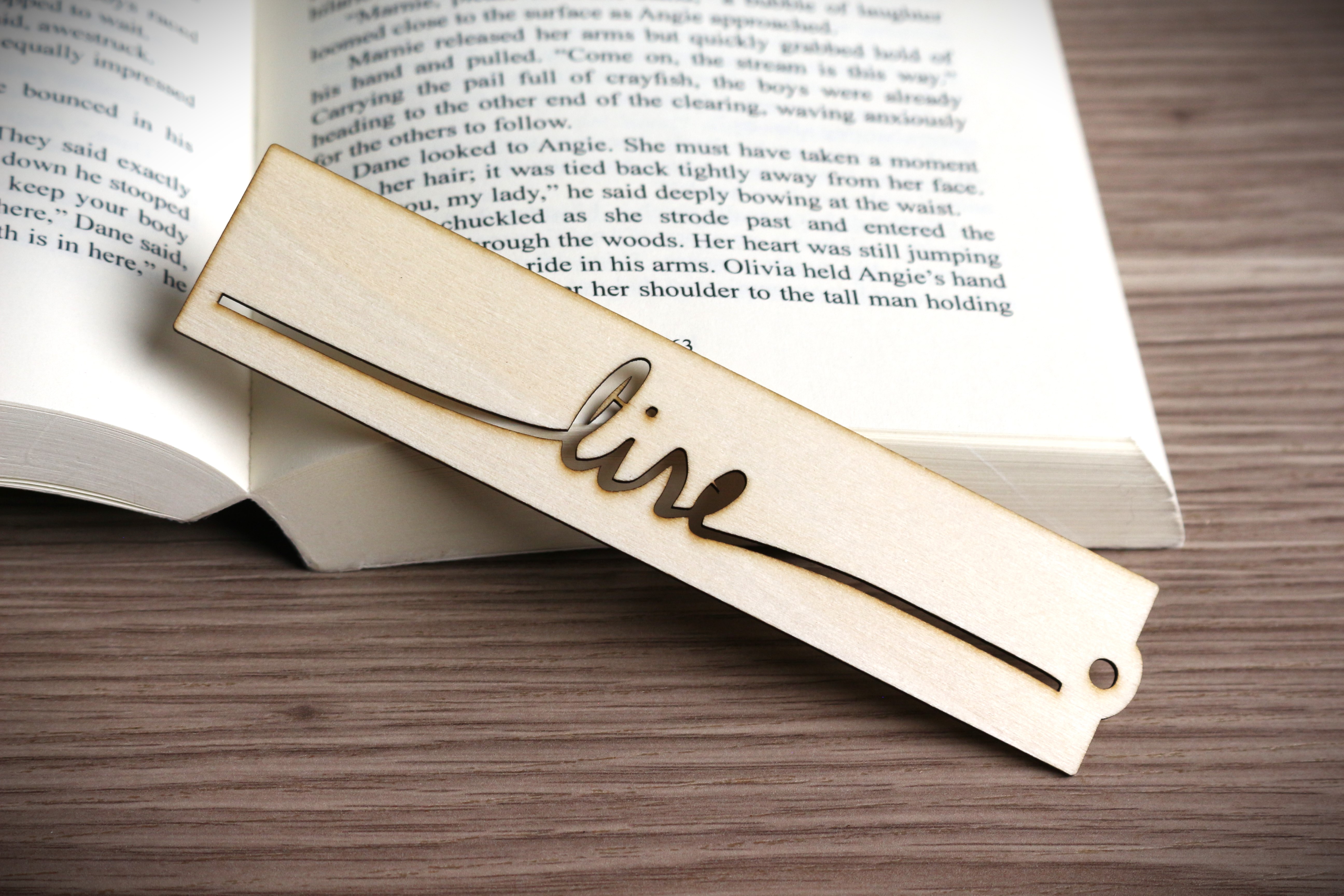 Marque-page avec citation