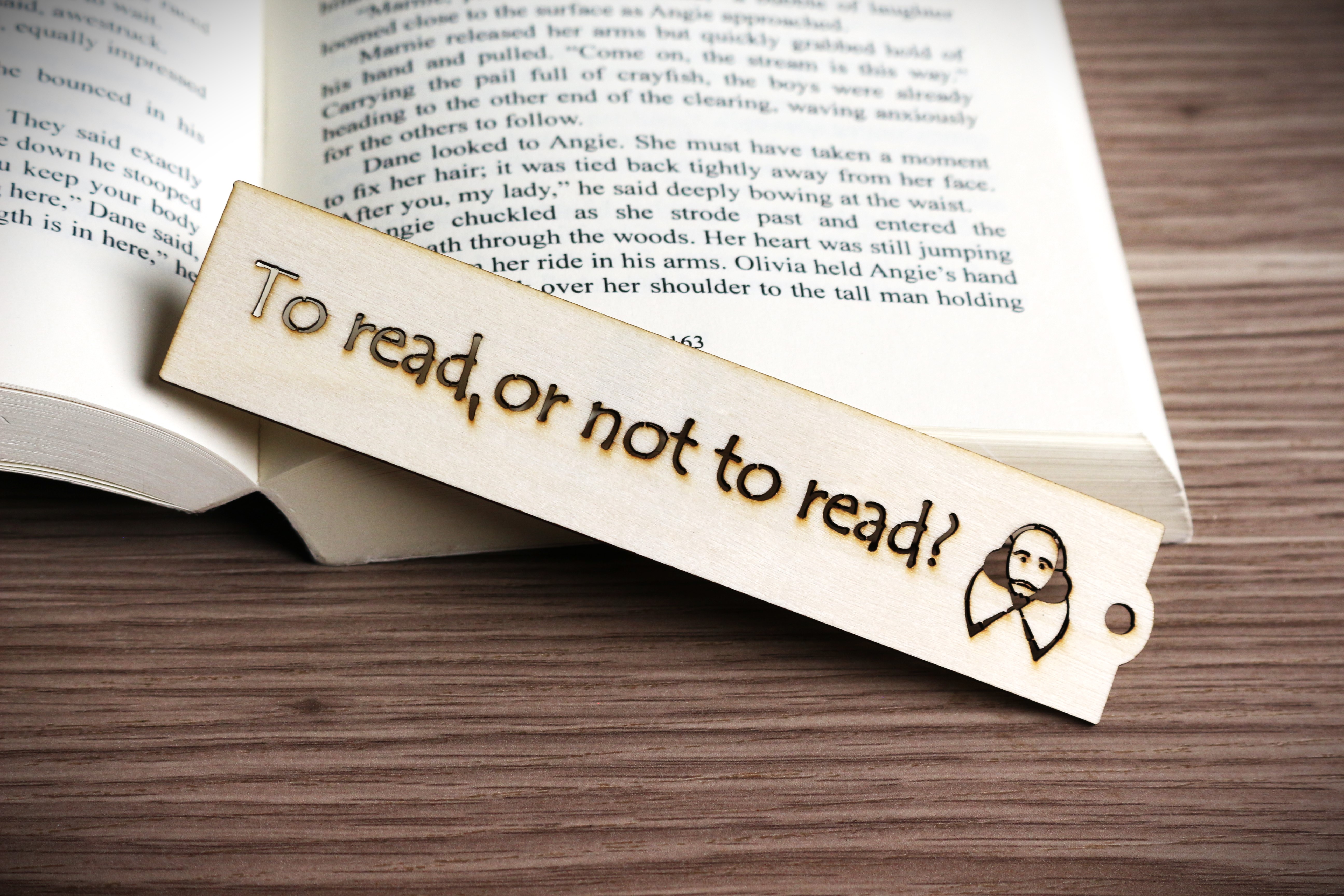 Marque-page avec citation