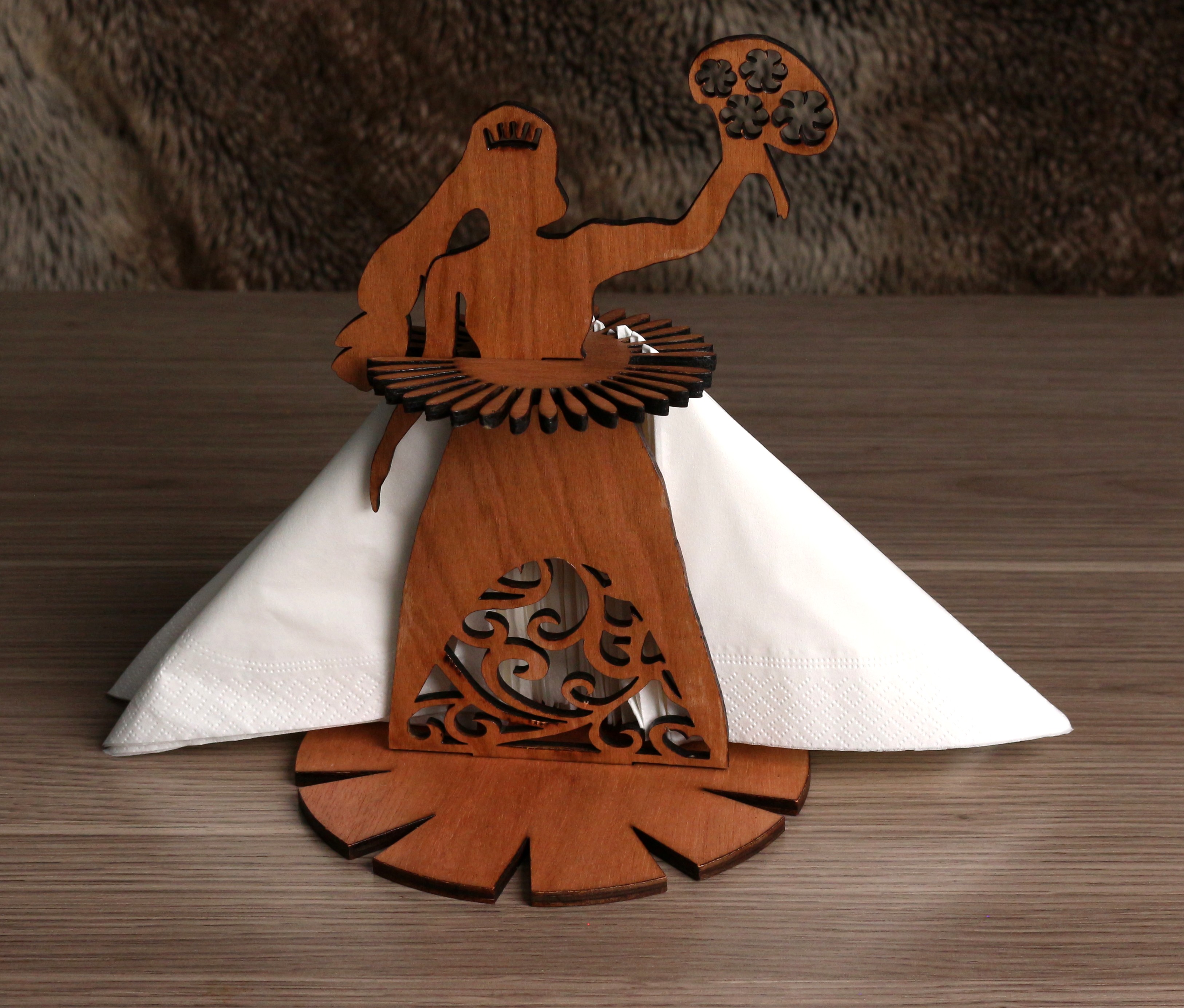 Présentoir de serviettes de table - La Mariée