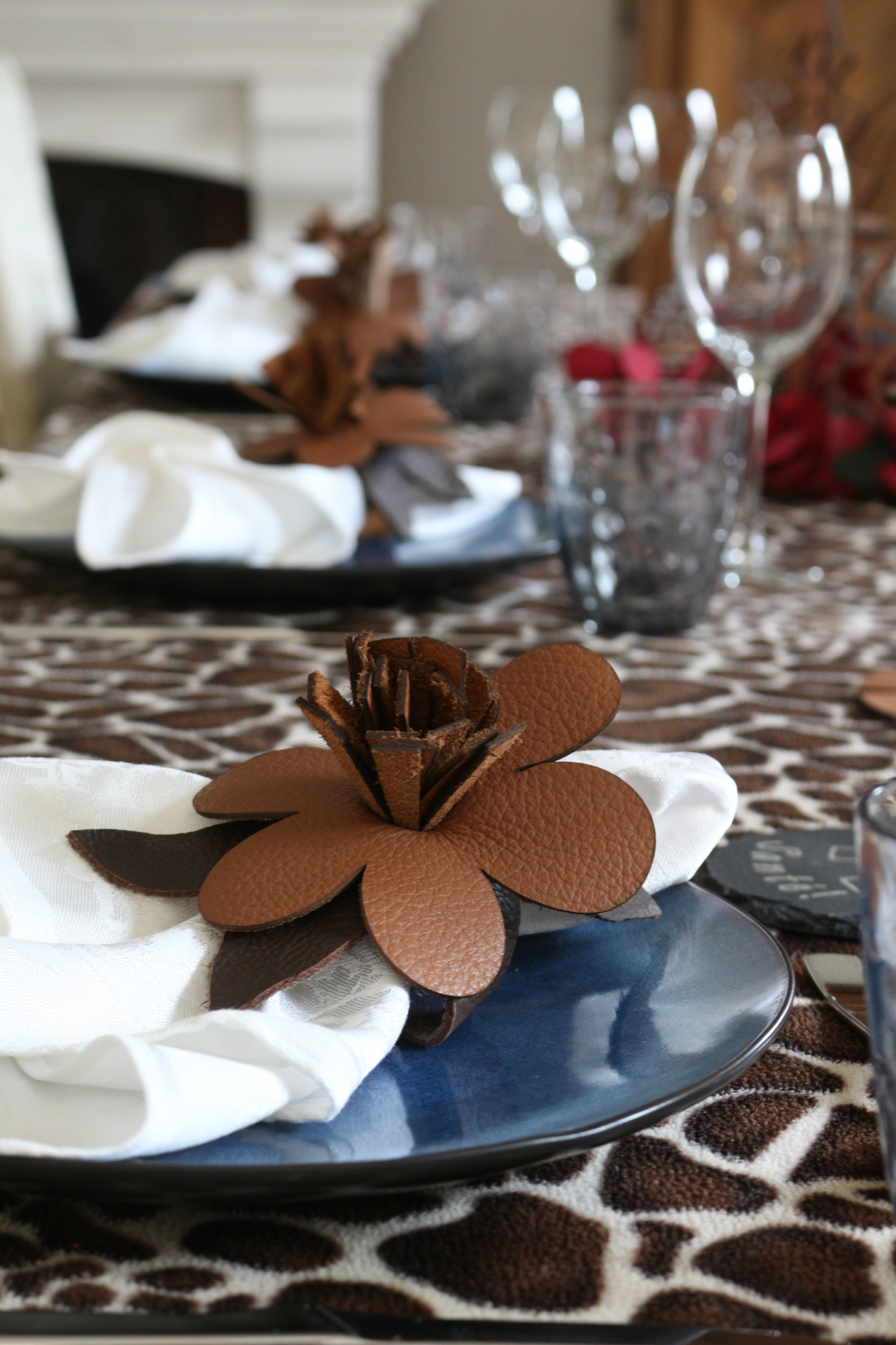 Anneaux de serviette de table - Stringy