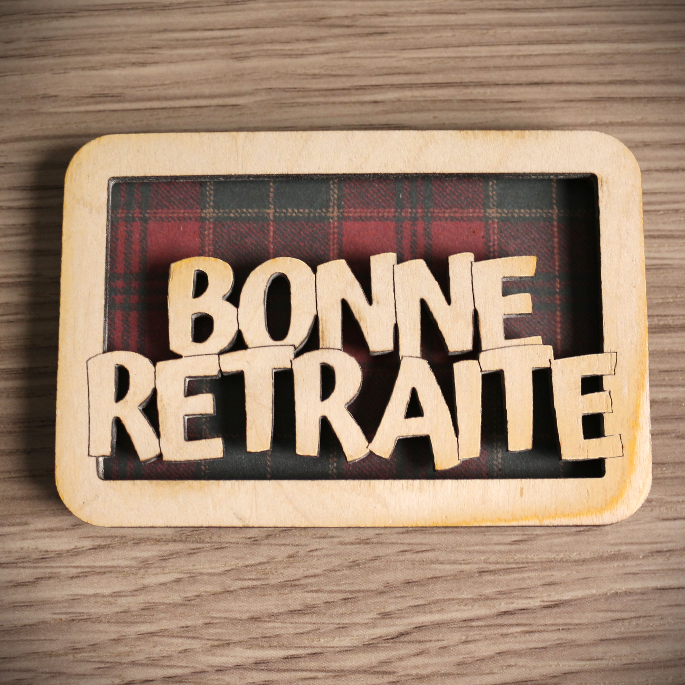 Étui pour carte cadeau : "Bonne Retraite"