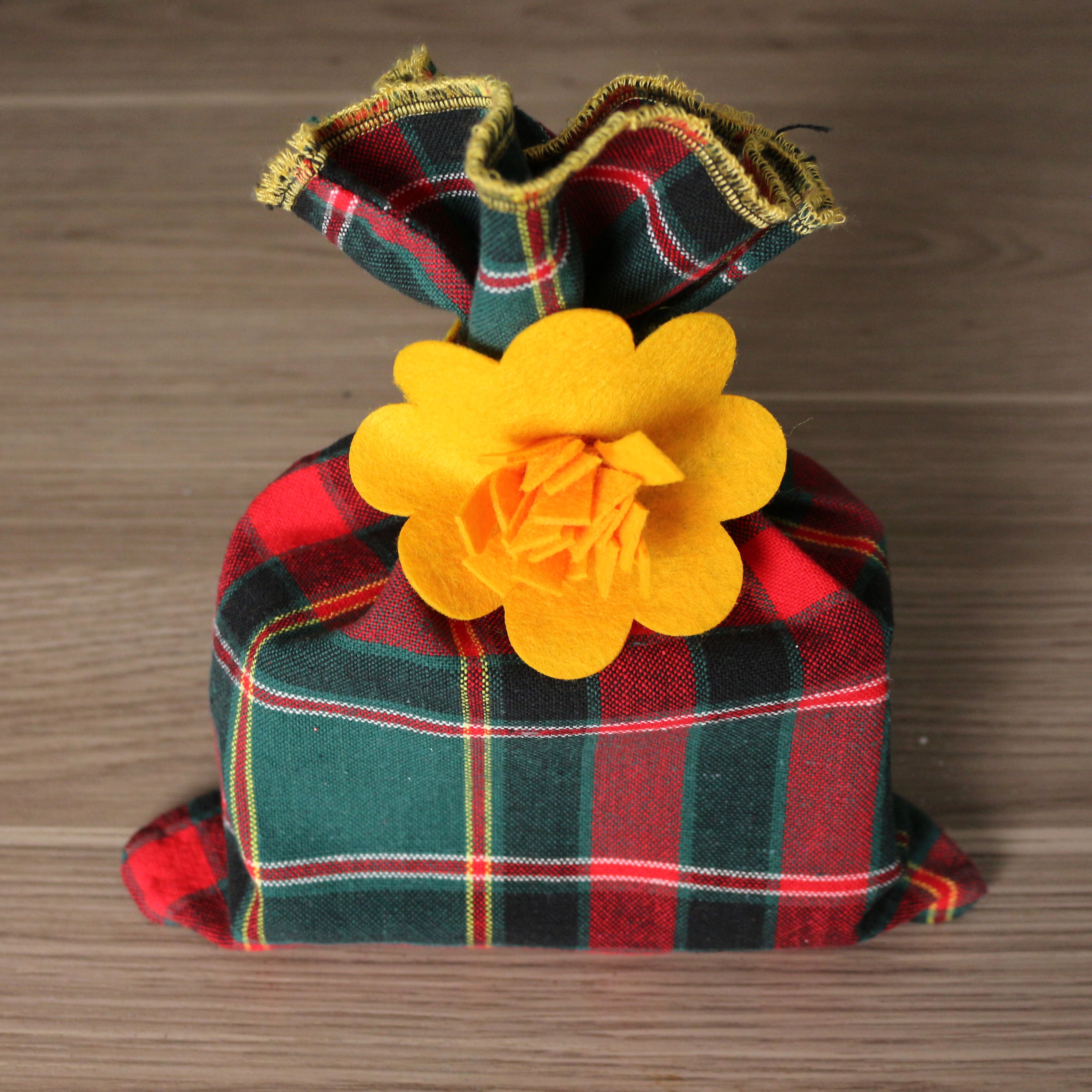 Sac cadeau écossaises - verte