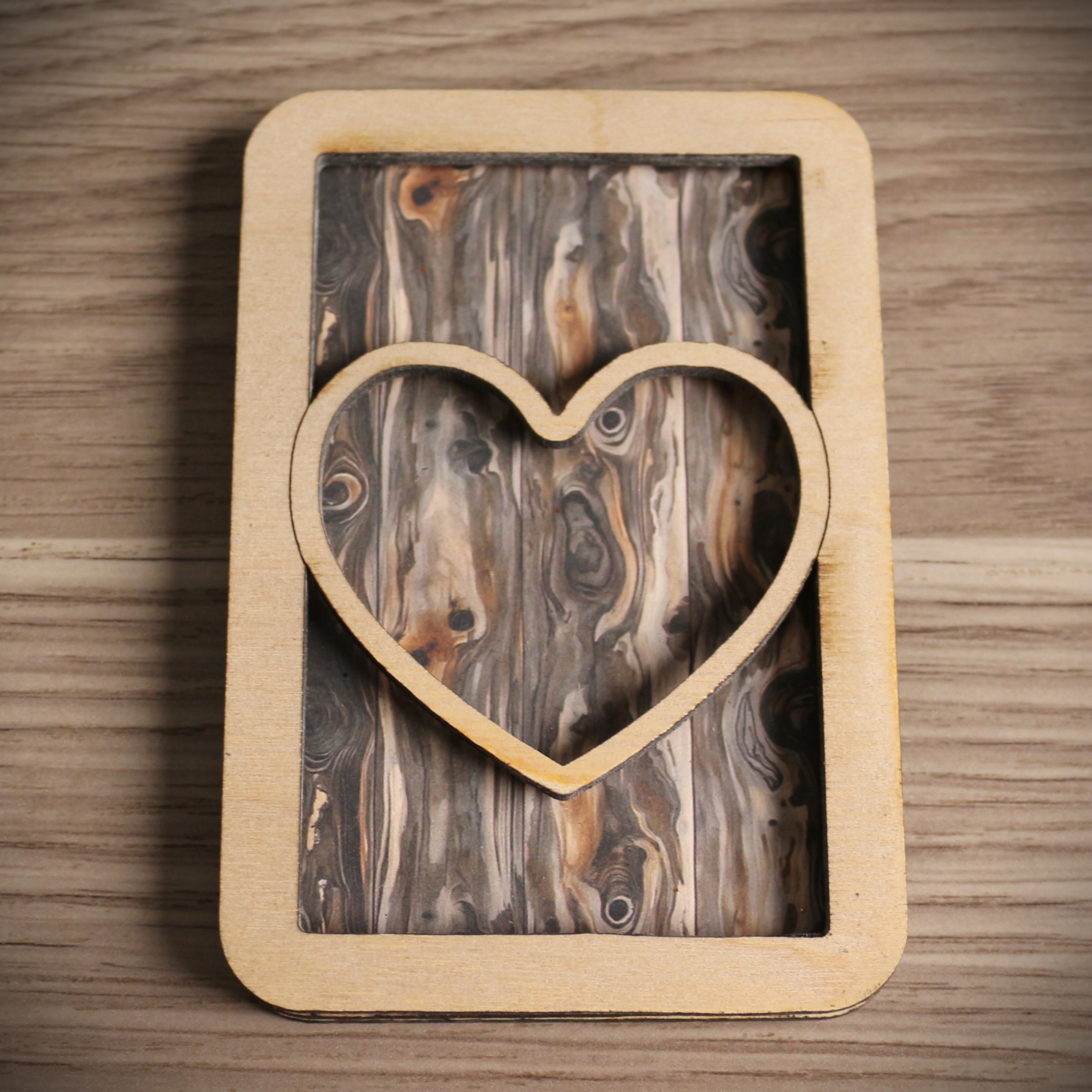 Étui pour carte cadeau: "Cœur"