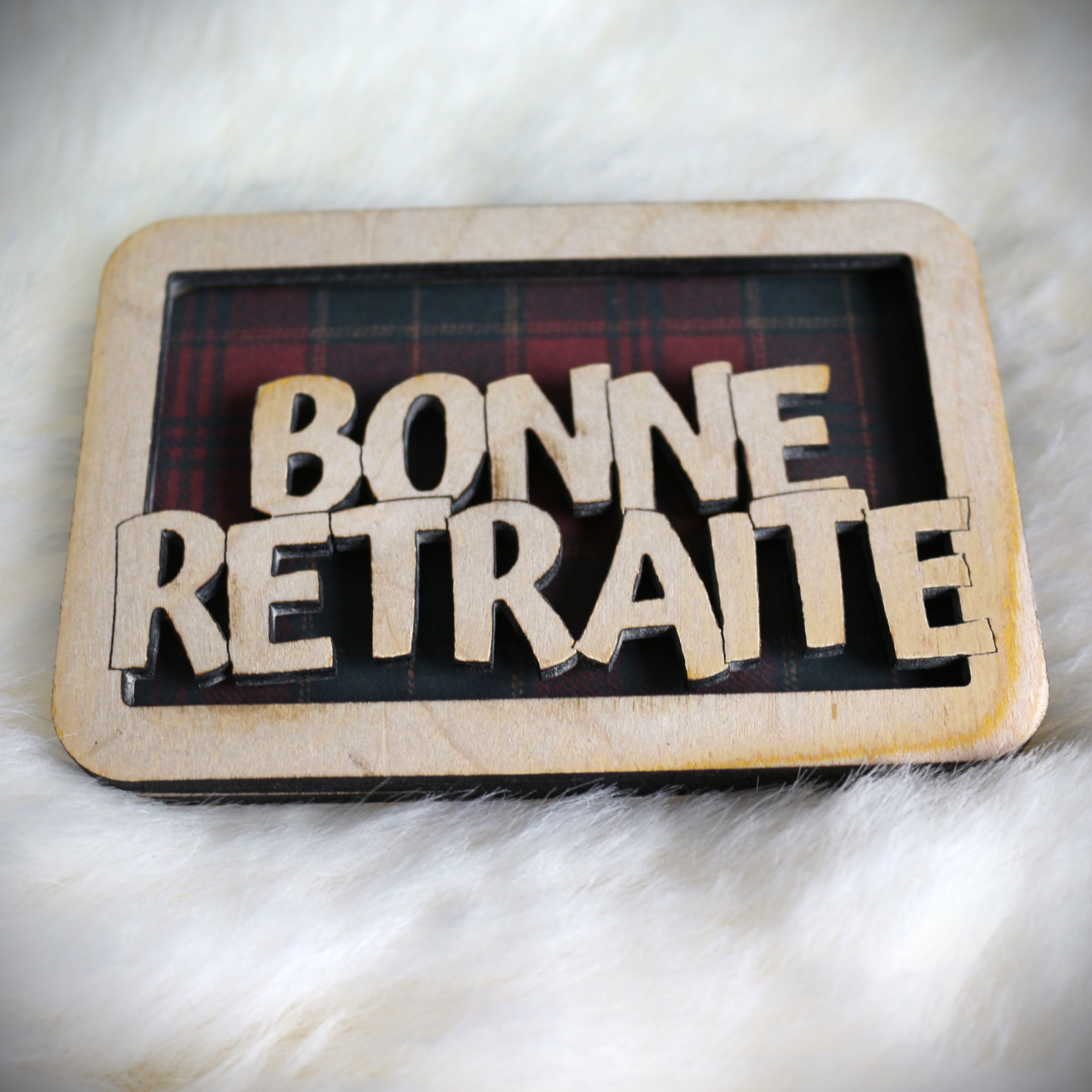 Étui pour carte cadeau : "Bonne Retraite"