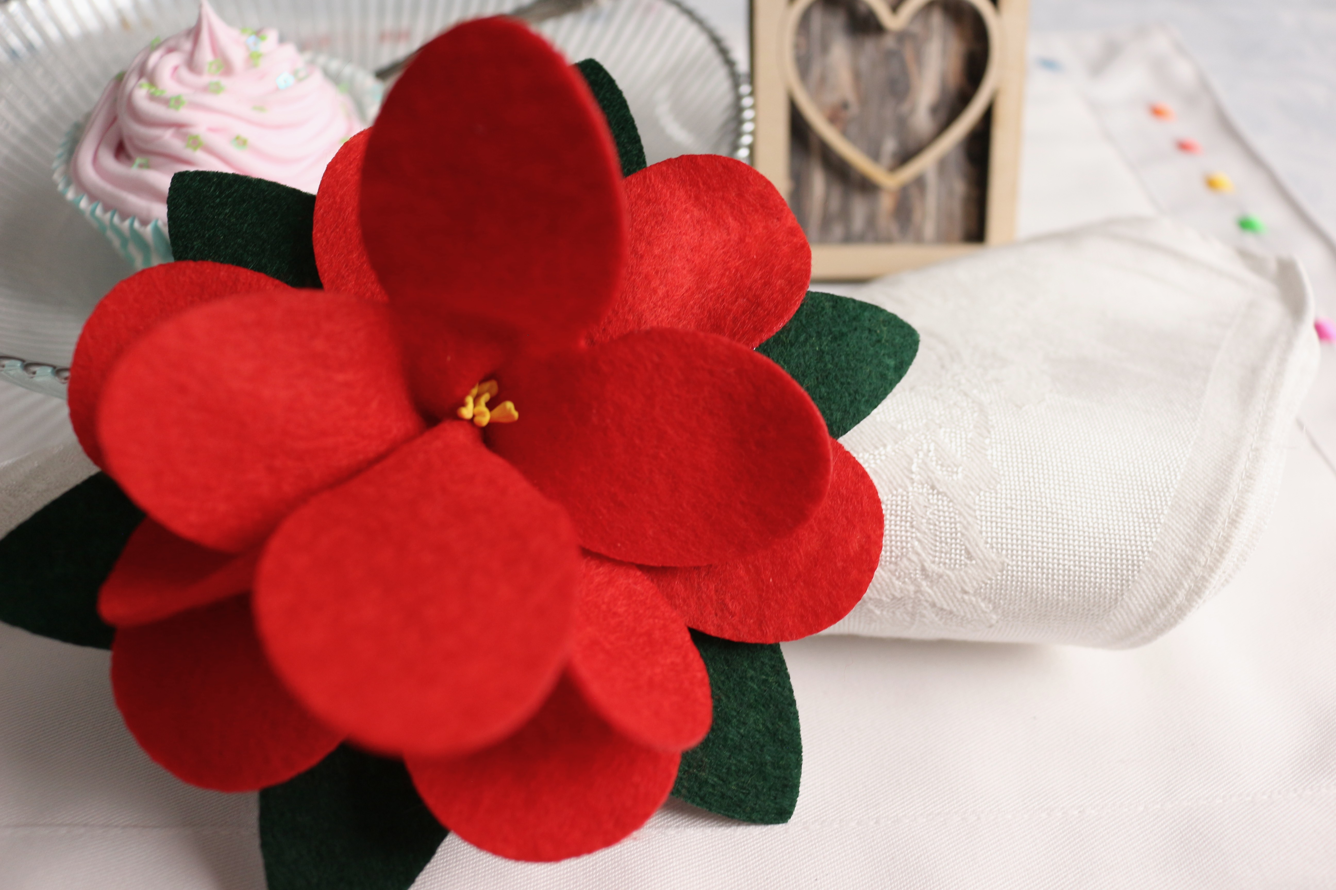 Porte-serviette - Rose