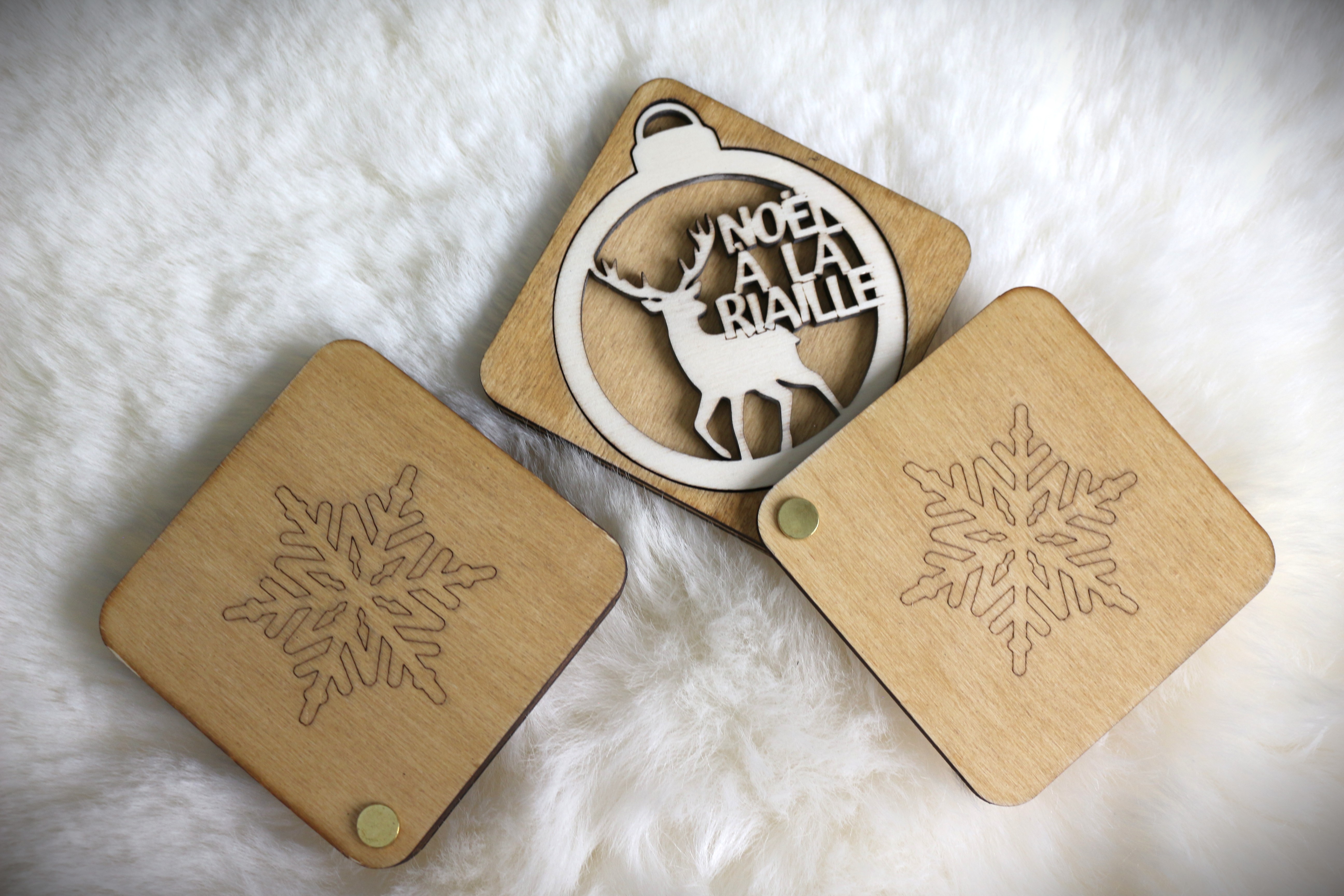 Boule de Noël  "Cerf"