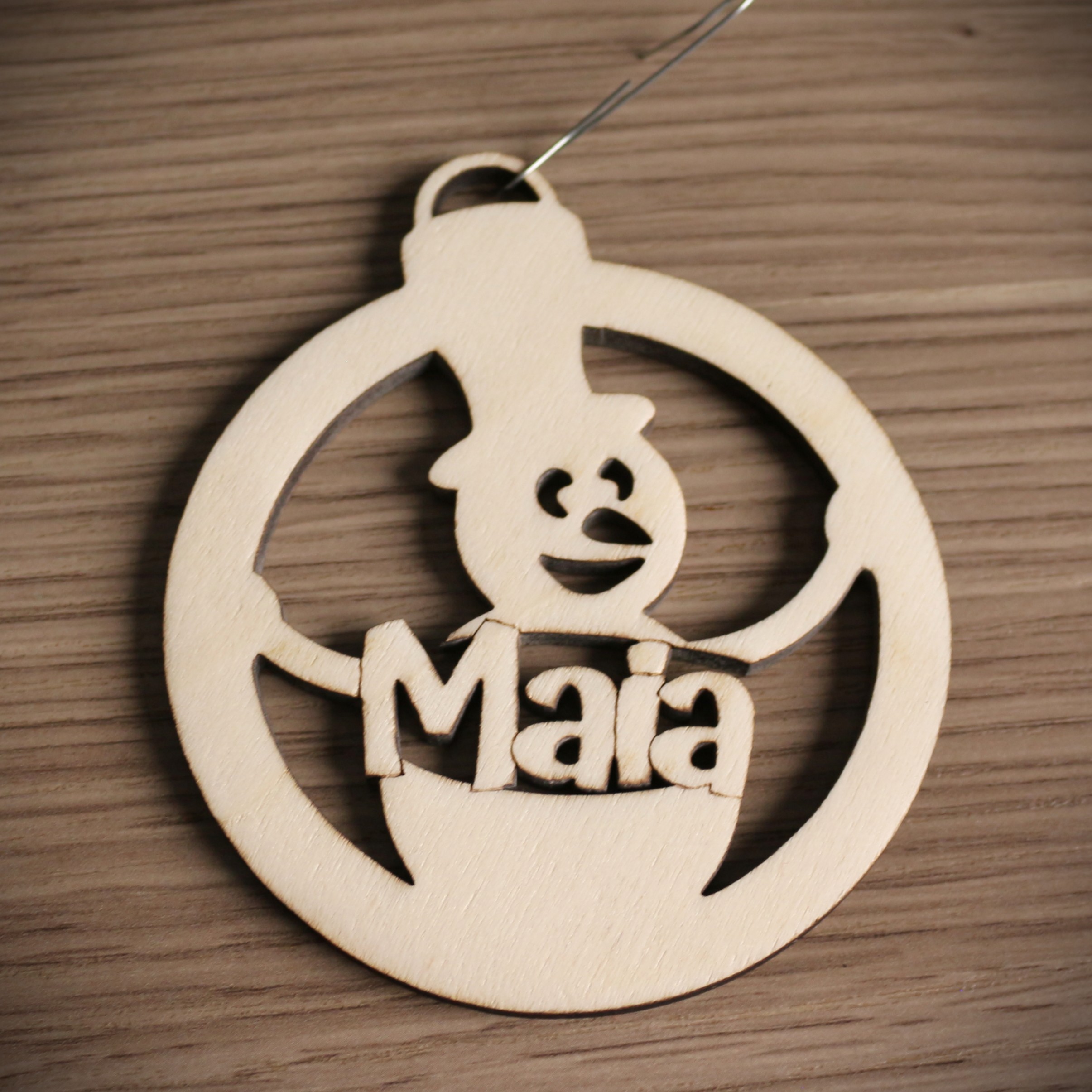 Boule de Noël "Bonhomme" personnalisée