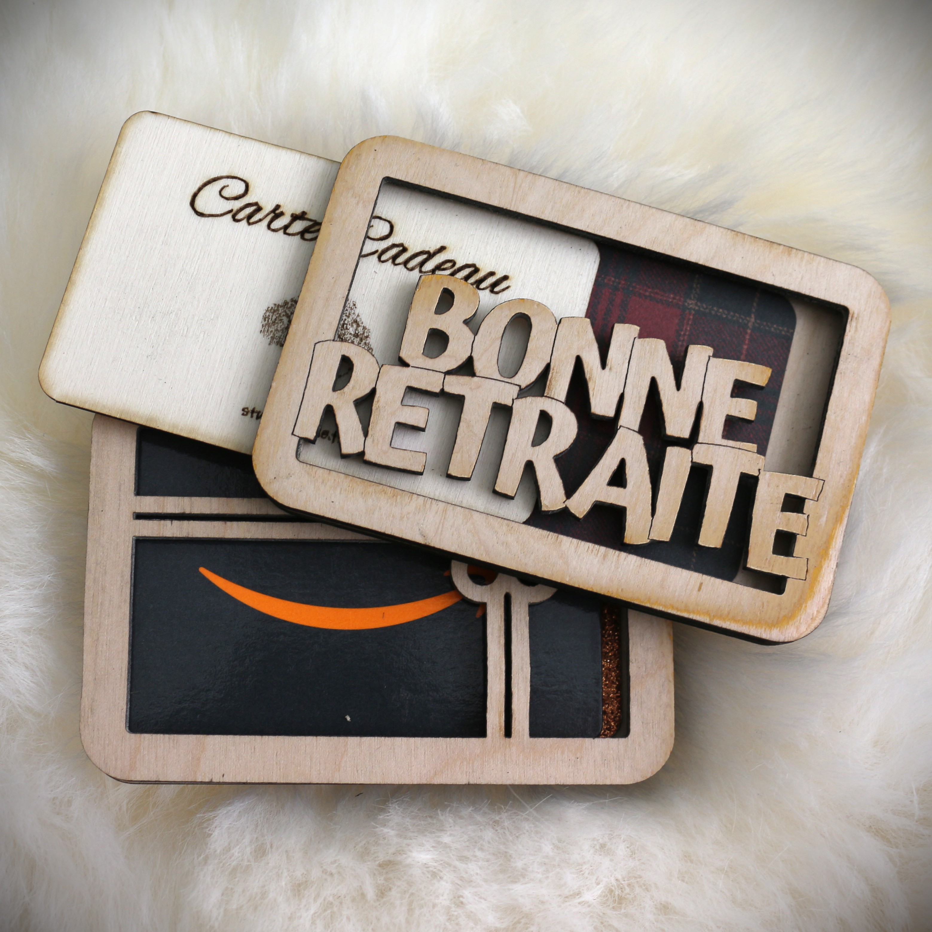 Étui pour carte cadeau : "Bonne Retraite"