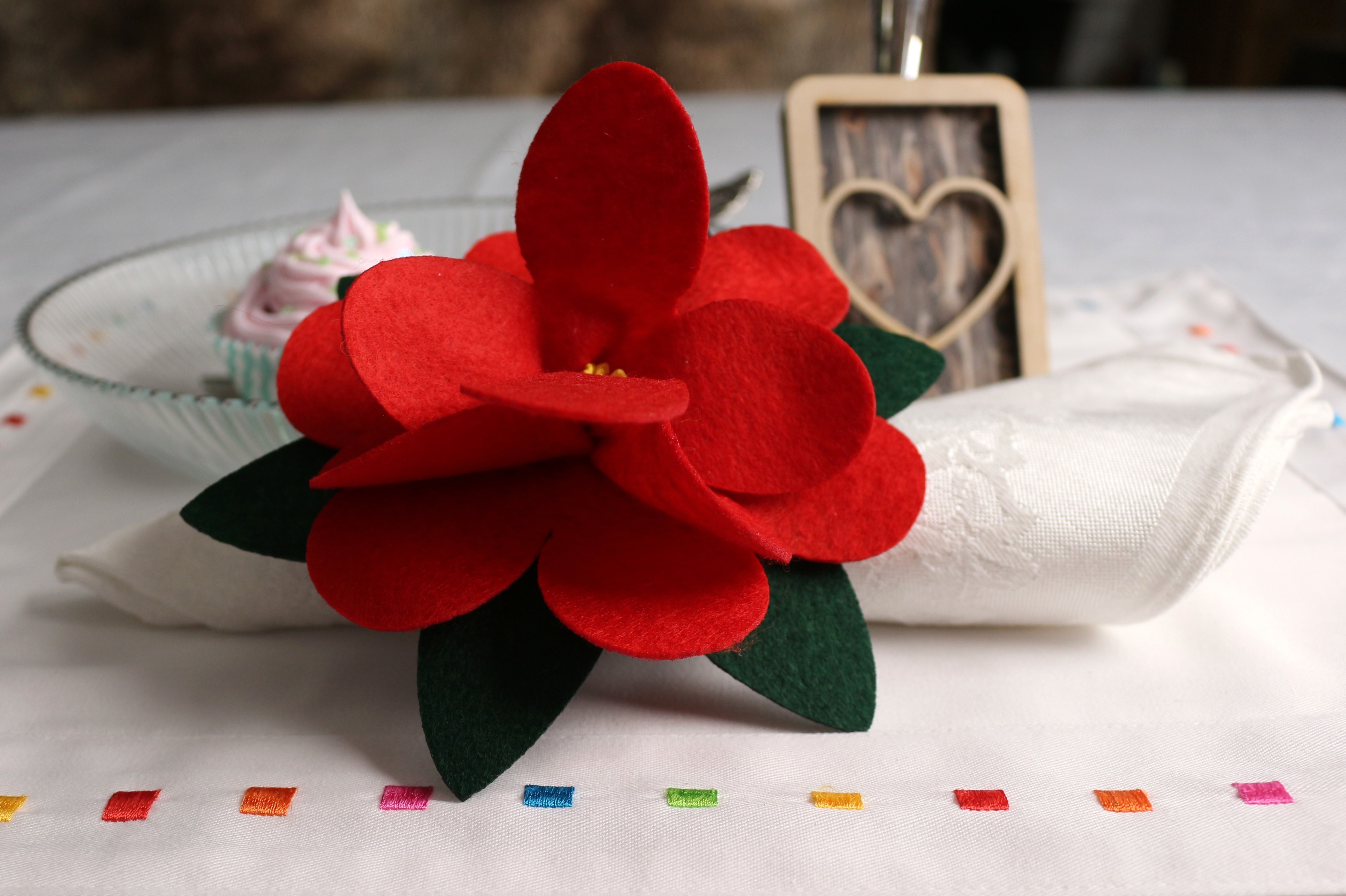 Porte-serviette - Rose