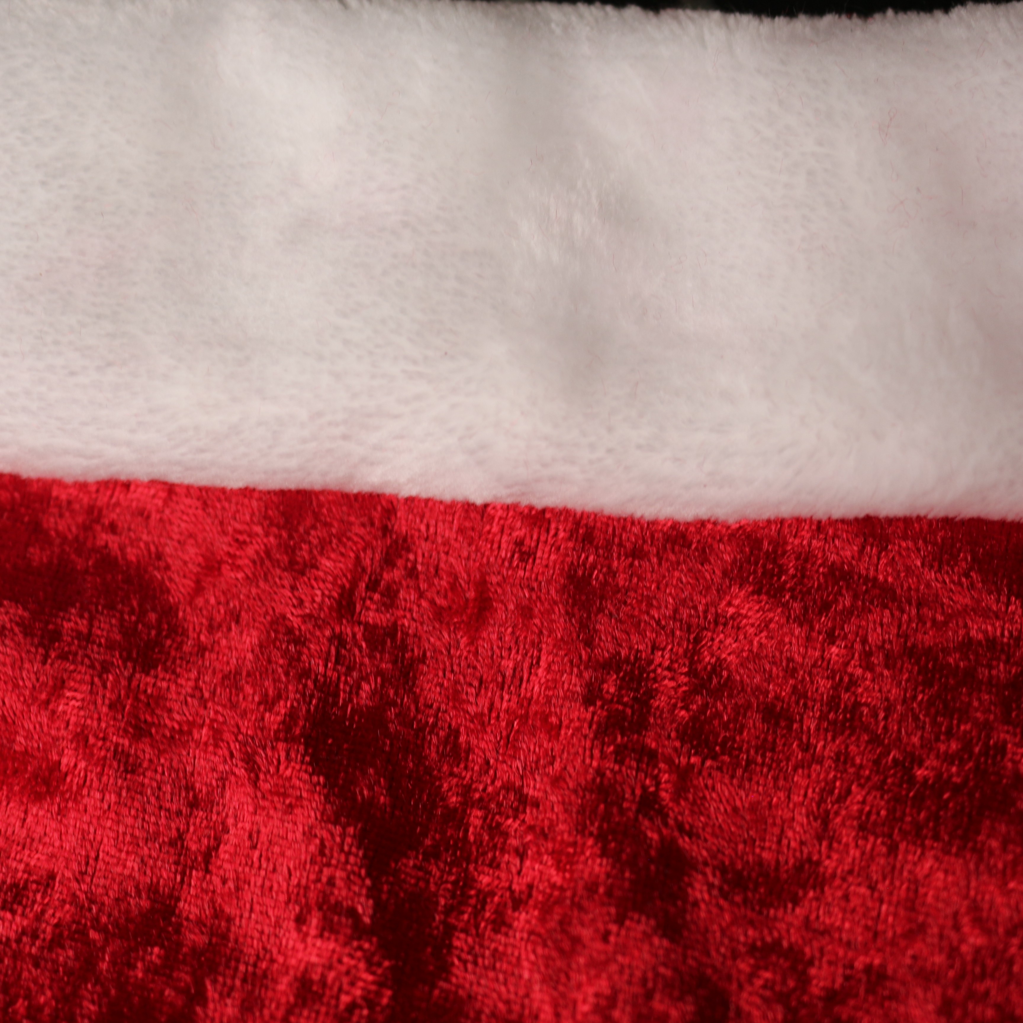 Sacs cadeaux de Noël en velours rouge