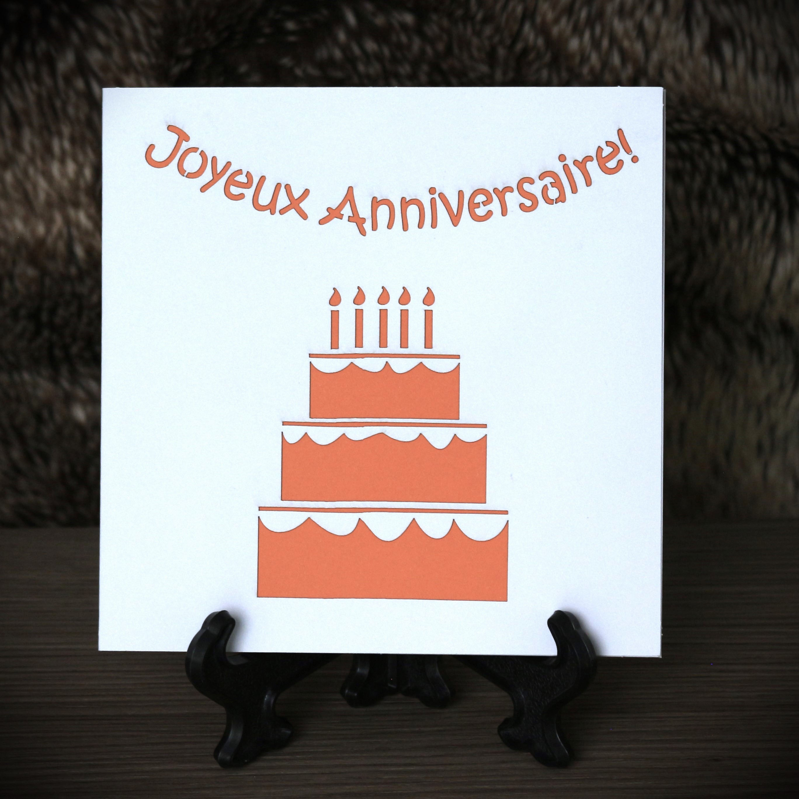 Carte d'anniversaire