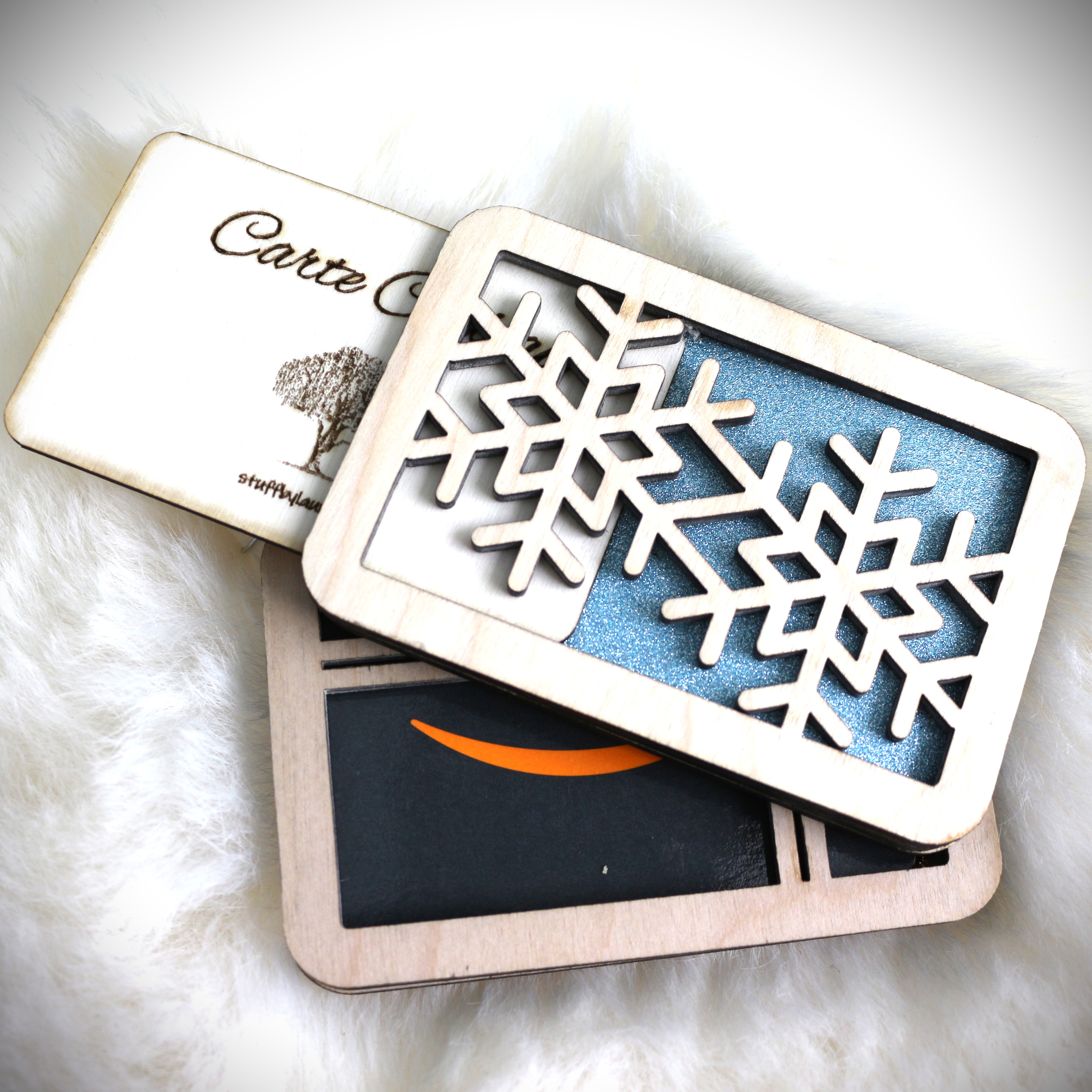 Étui pour carte cadeau : "Flocons"