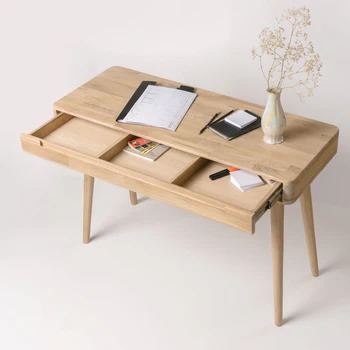 Mesa, escritorio, tocador de madera