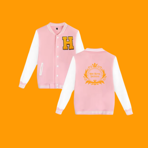 Pink Varsity Jacket