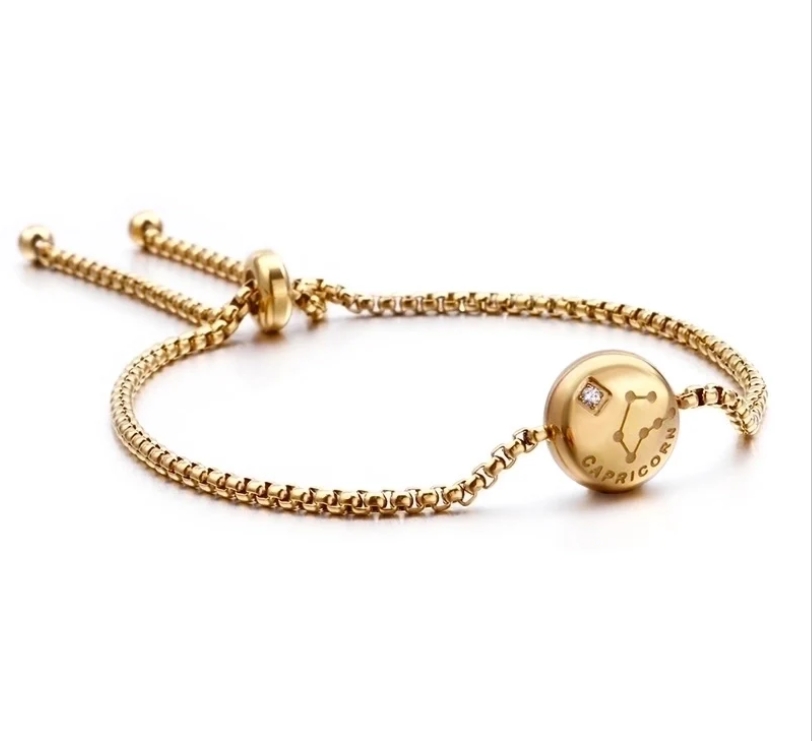 Gold Capricorn Bracelet