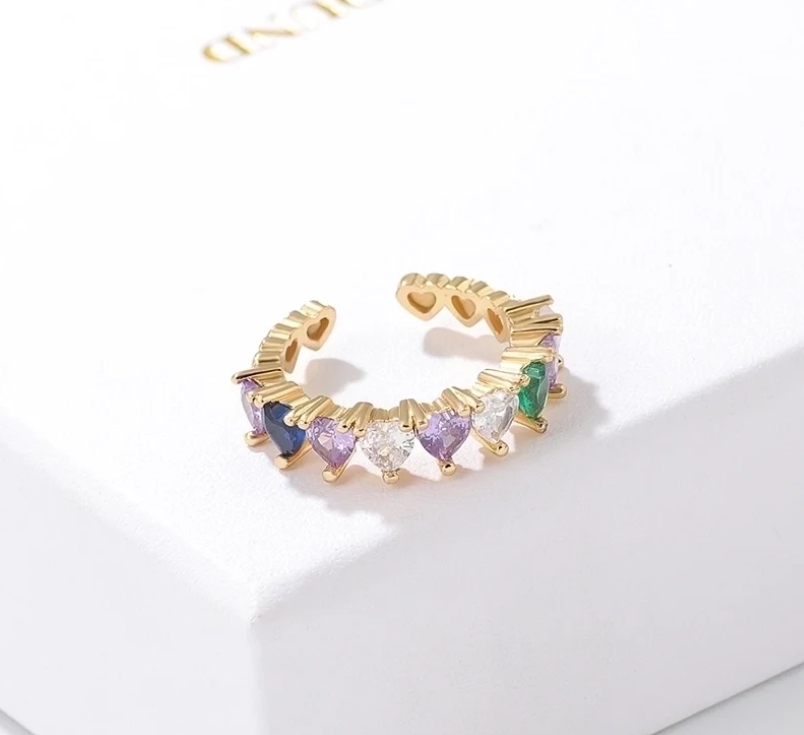 Multicolored Gemstone Ring