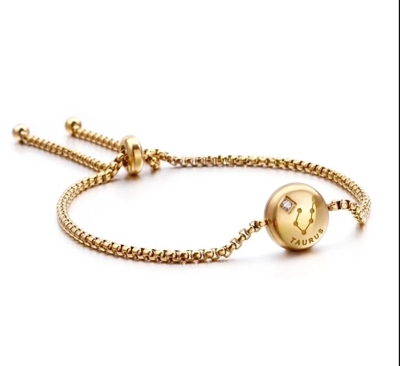 Taurus Gold Bracelet