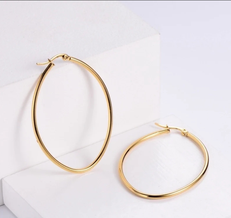 Gold Hoop Earrings
