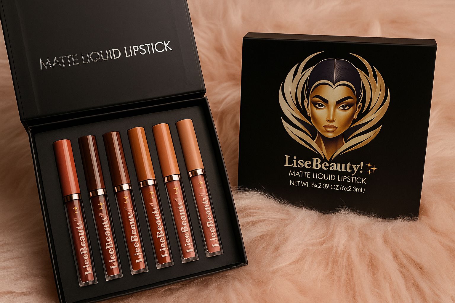 LiseBeauty+ Matte Liquid Lipstick Set
