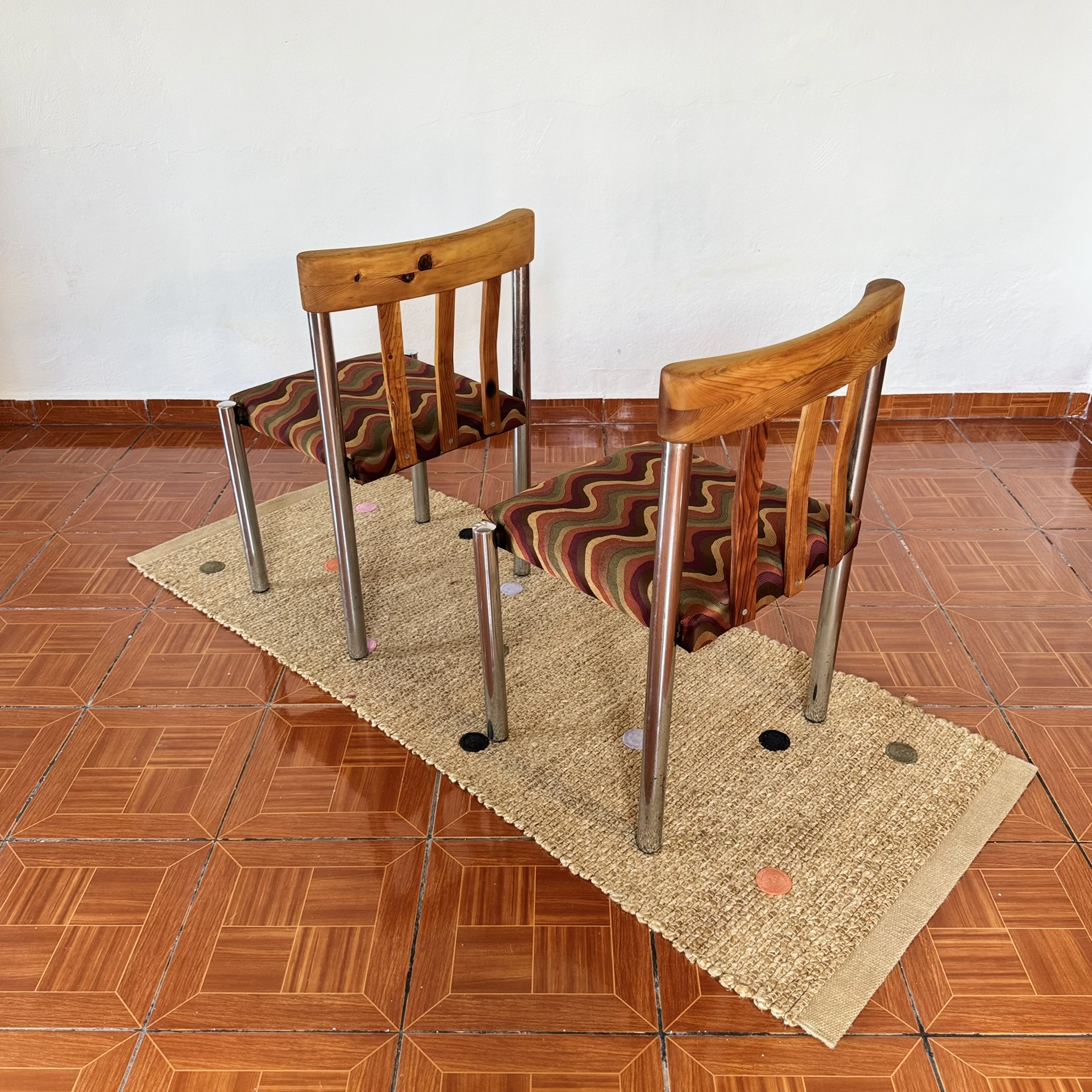 Set (4) de sillas retro mexicanas