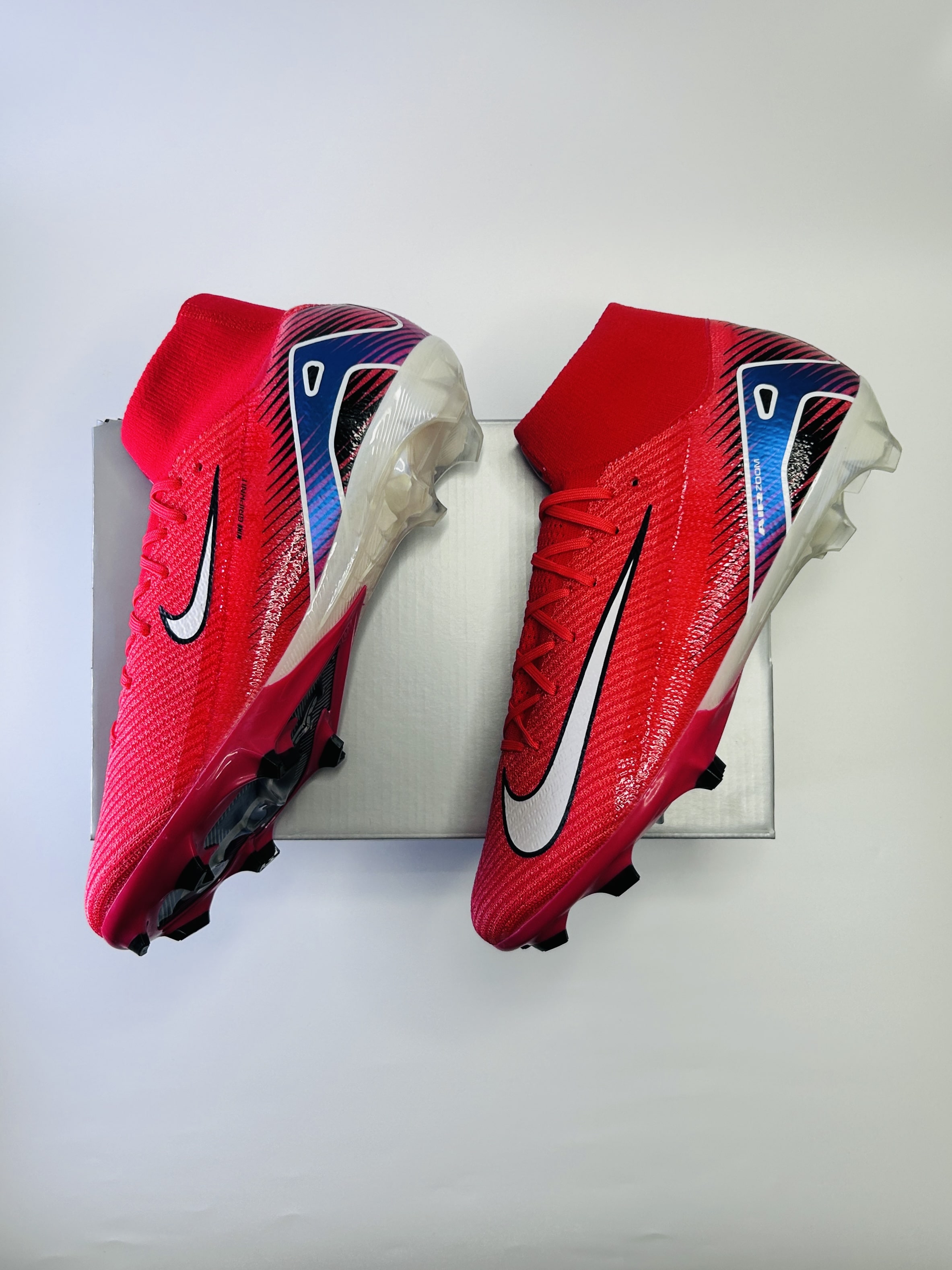 Mercurial Superfly 10 Red Custom Colourway
