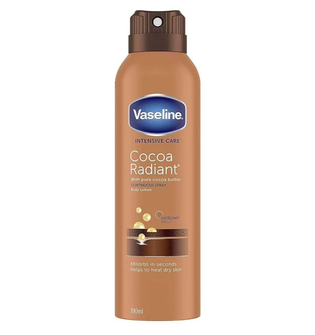 Lotion Spray hydratant  cocoa Vaseline