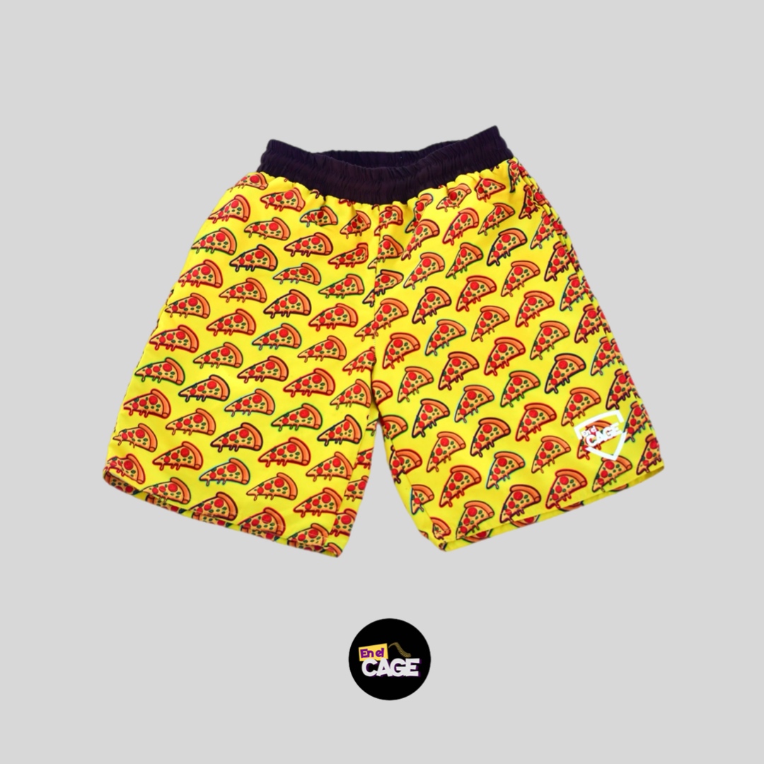 Pizza Patterned Shorts