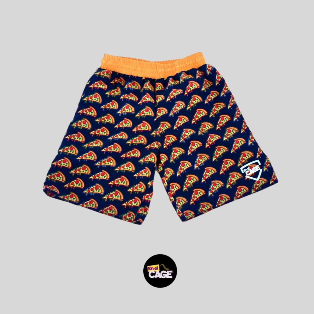 Pizza Patterned Shorts