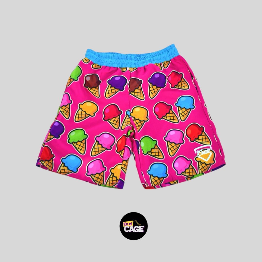 Ice Cream Print Shorts